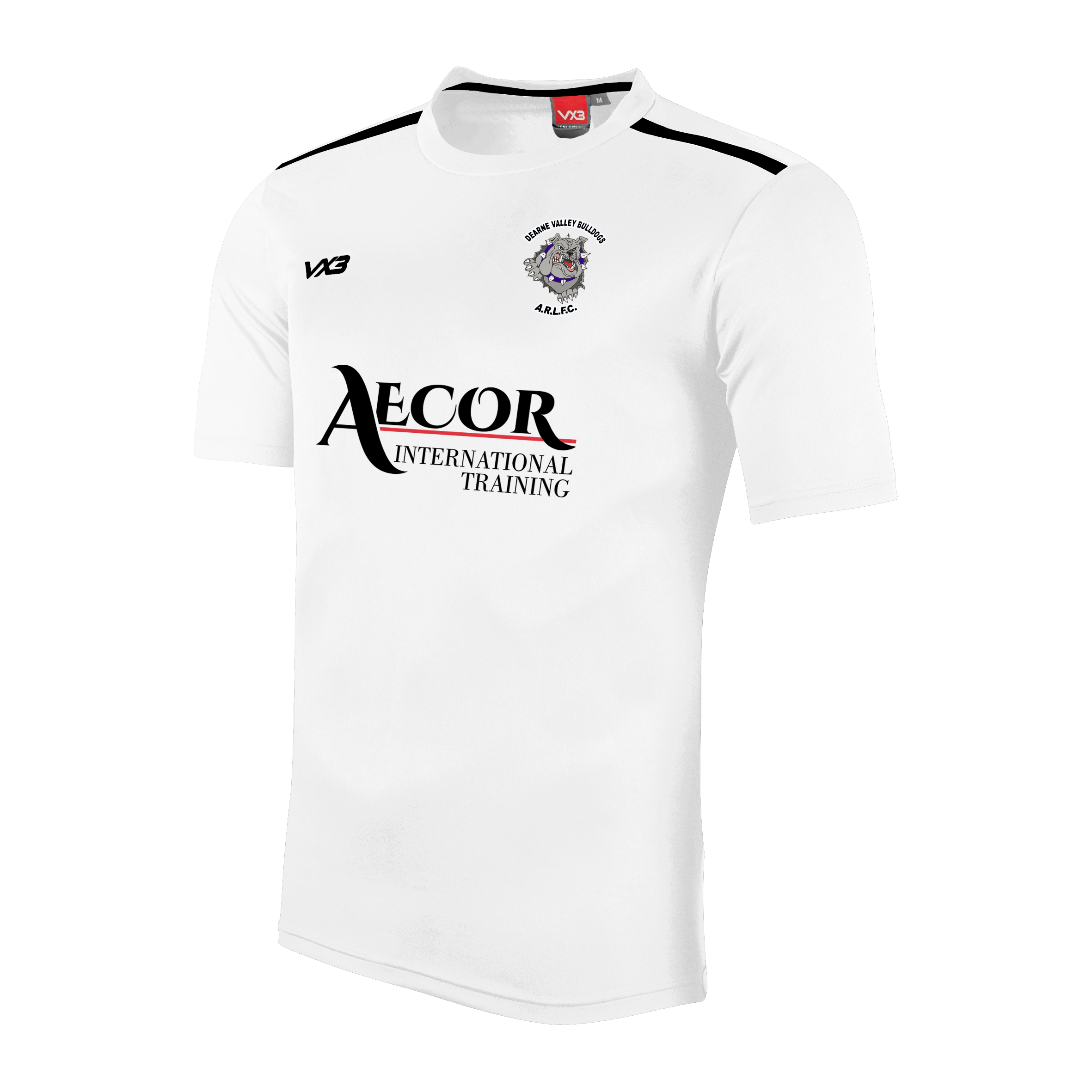 Dearne Valley Bulldogs White Fortis Youth Tee