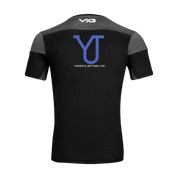 Dearne Valley RUFC Opus Tee Youth - Black Grey *WARM UP TEE*