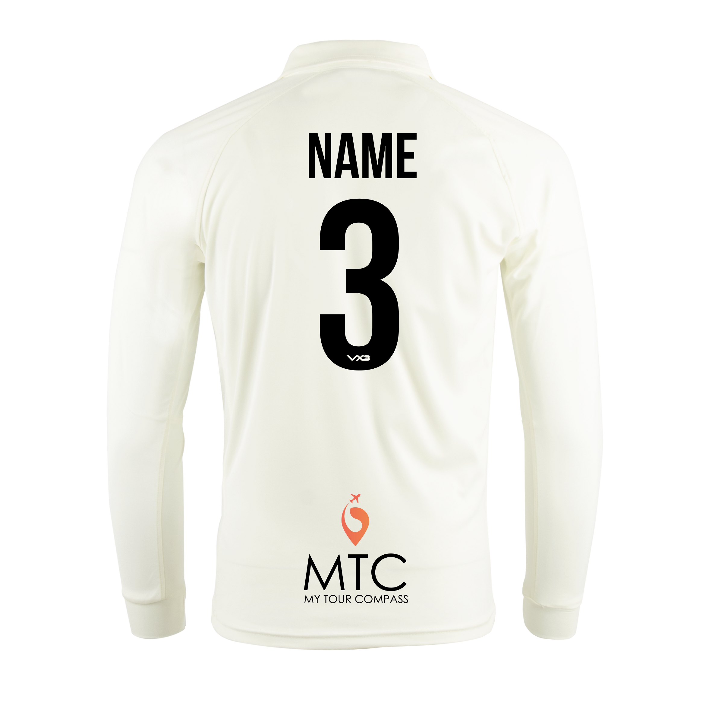 Devon Medics and Cranbrook Cricket Club Cricket Whites Long Sleeve Shirt