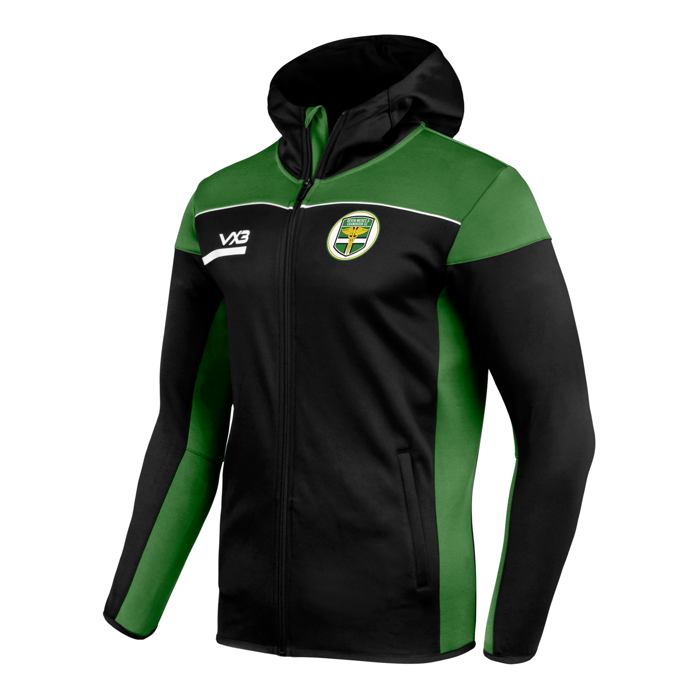 Devon Medics and Cranbrook Cricket Club Opus Zoodie - Black Emerald