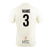 Devon Medics and Cranbrook Cricket Club Cricket Whites Short Sleeve Shirt