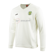 Devon Medics and Cranbrook Cricket Club Cricket Whites Sweatshirt Elite