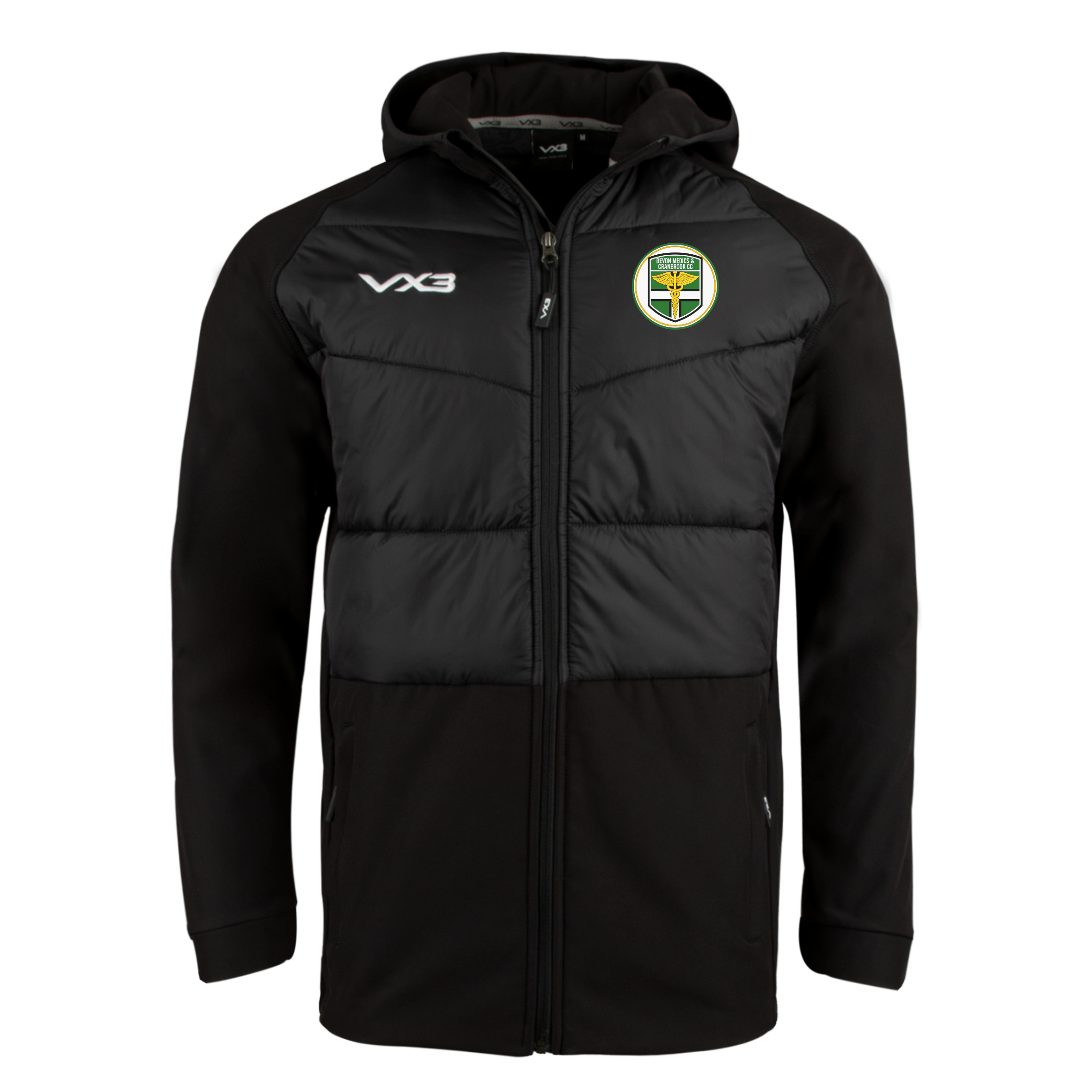 Devon Medics and Cranbrook Cricket Club Tempest Hybrid Jacket