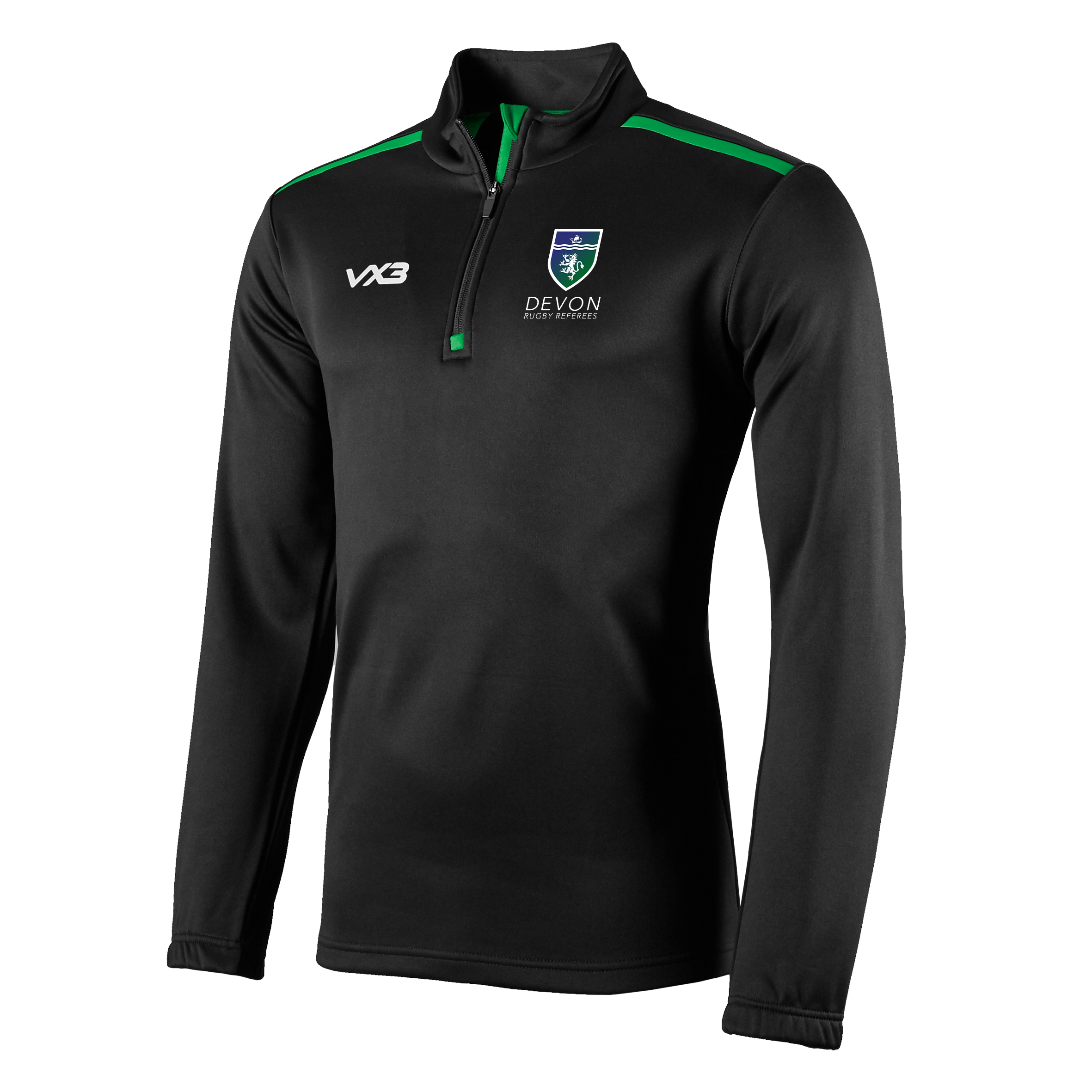 Devon Rugby Referees Fortis Youth Half Zip Sweat