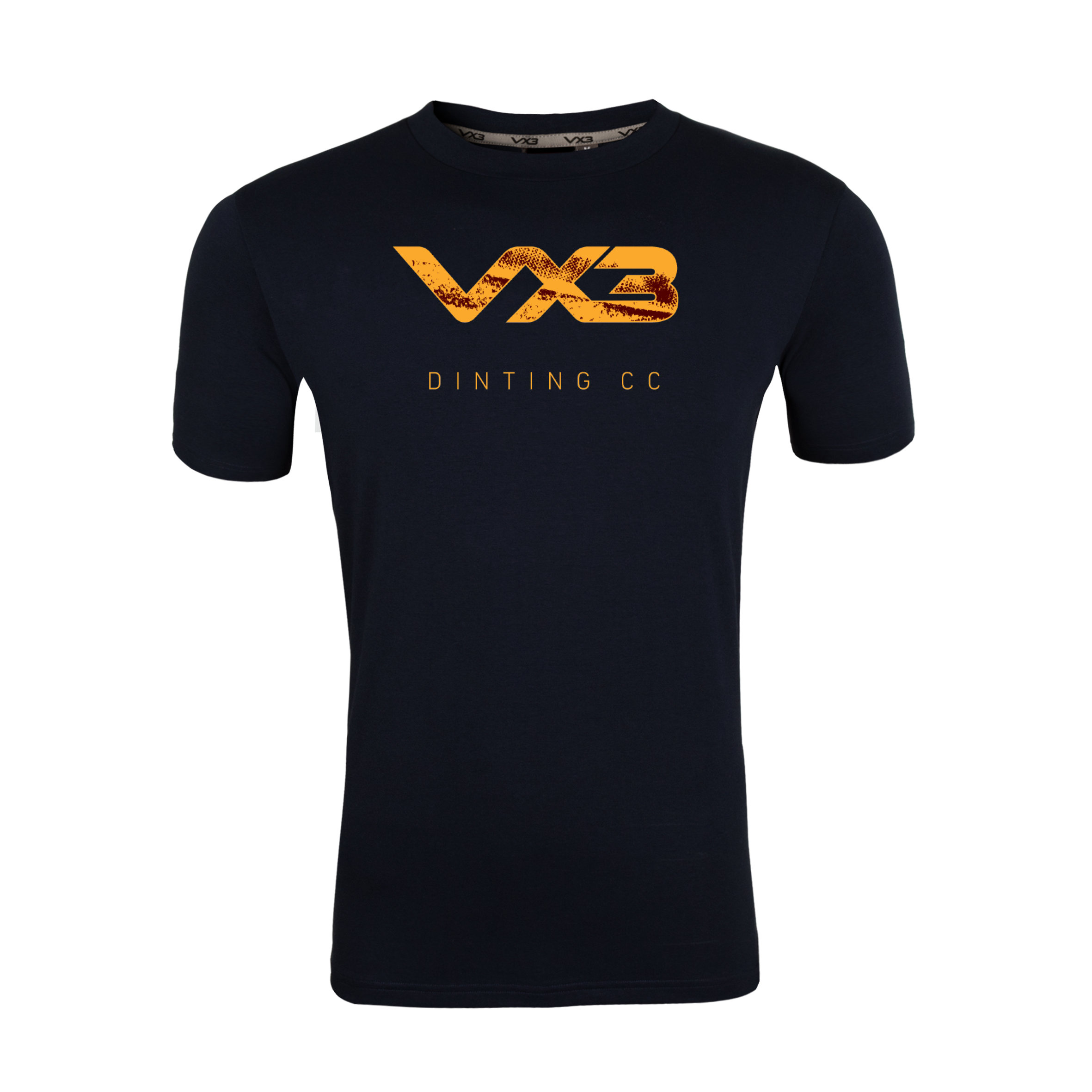 Dinting C.C Navy Womens Invicta Club Tee - Amber Design