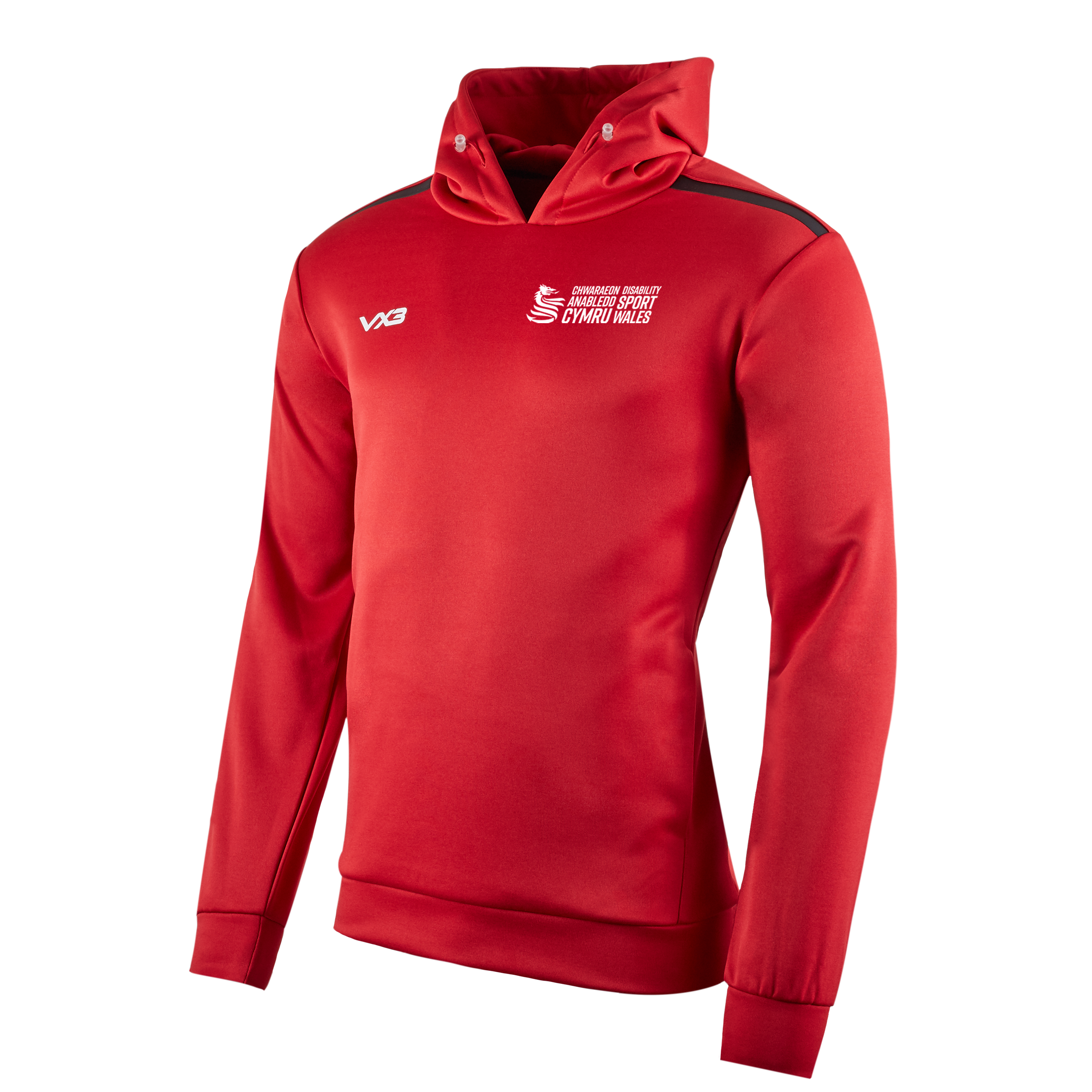 Disability Sport Wales Fortis Hoodie Red