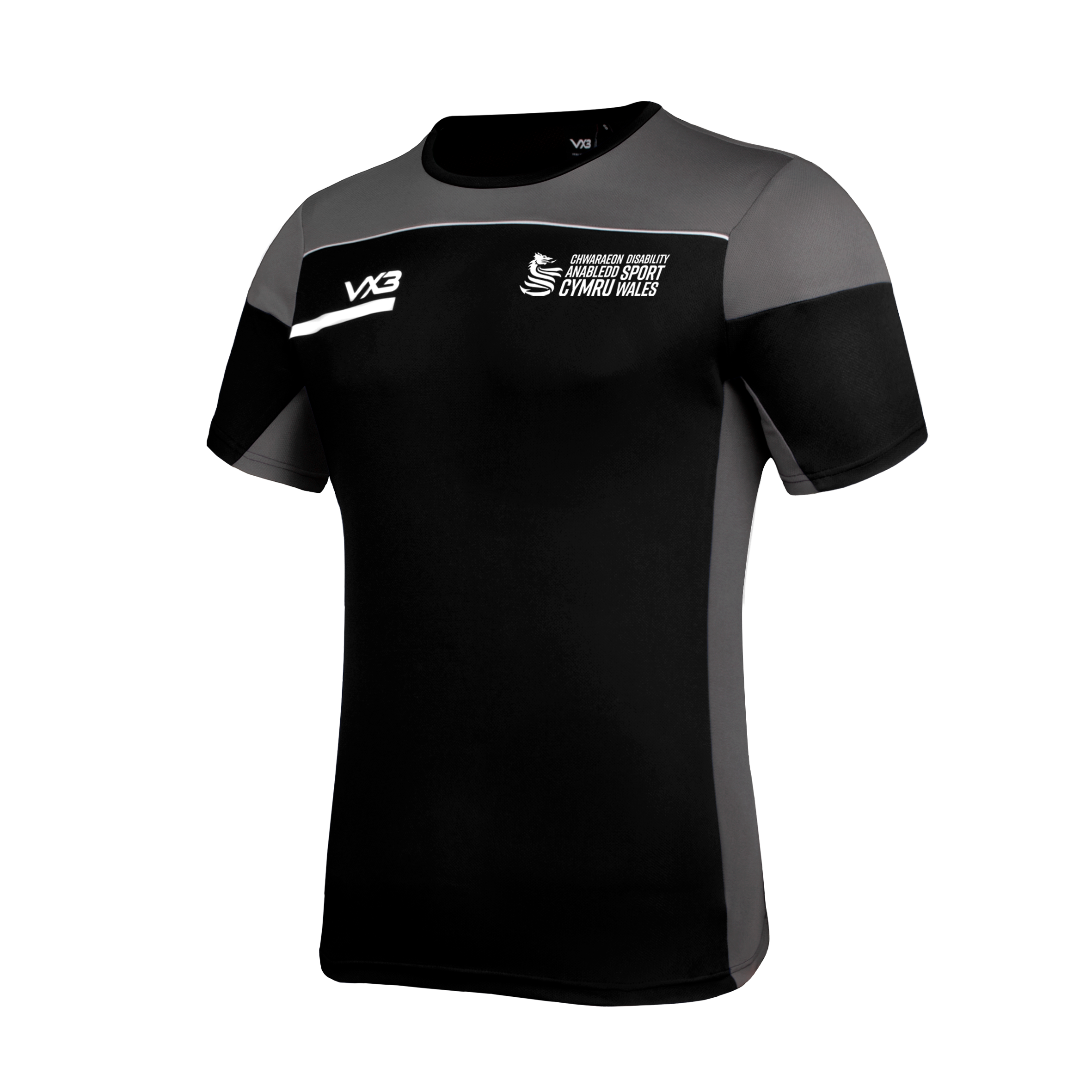 Disability Sport Wales Opus Tee Black