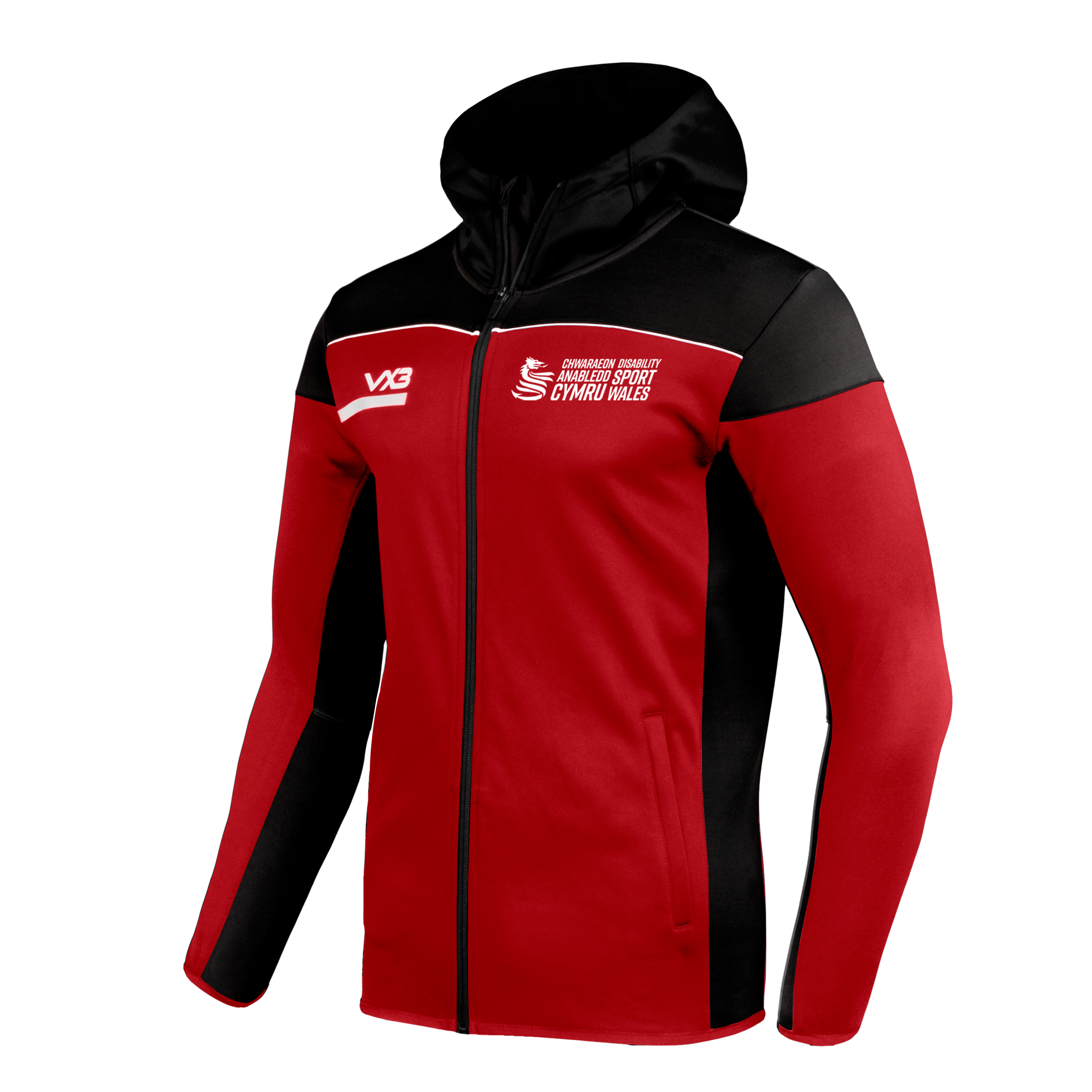 Disability Sport Wales Opus Zoodie Red