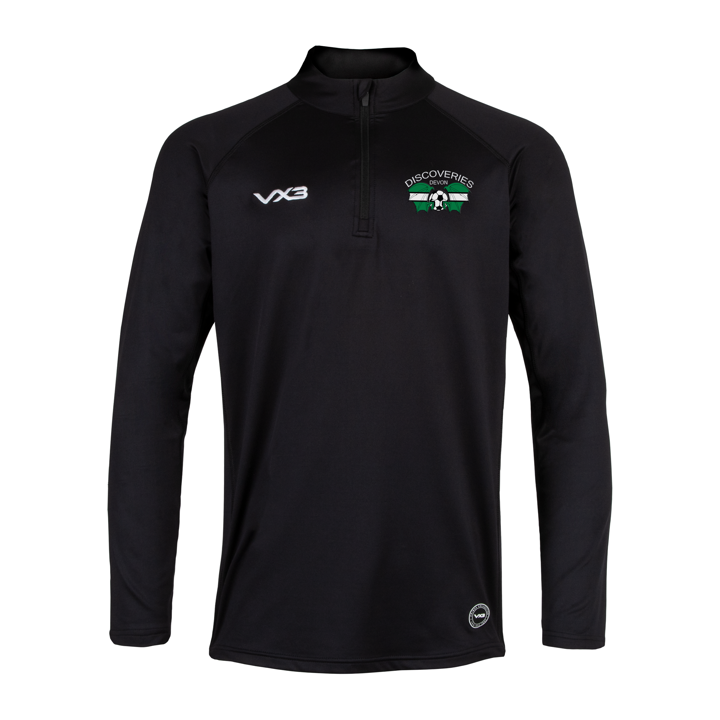 Discoveries Devon FC Black Primus Quarter Zip