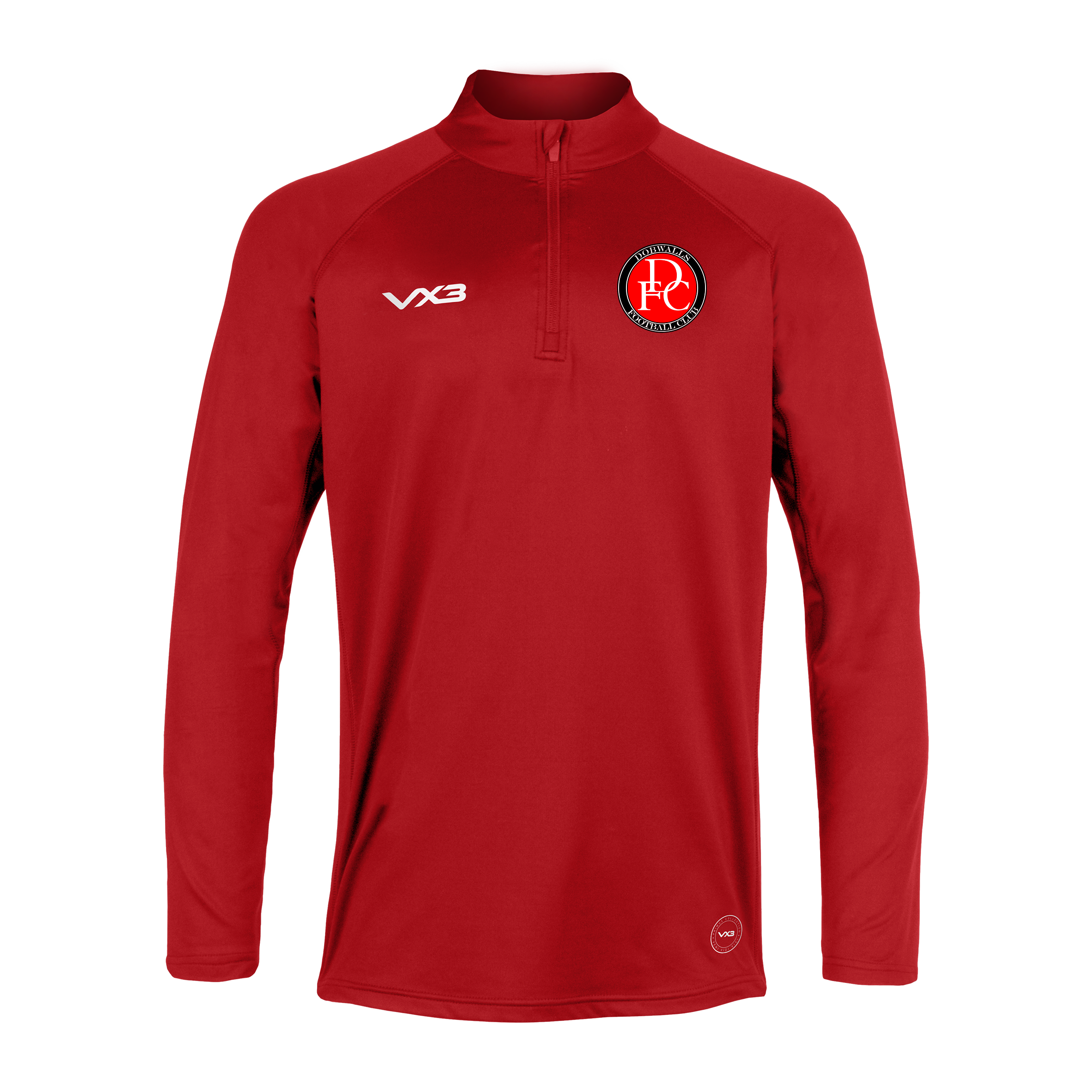 Dobwalls FC Primus Youth Quarter Zip Red