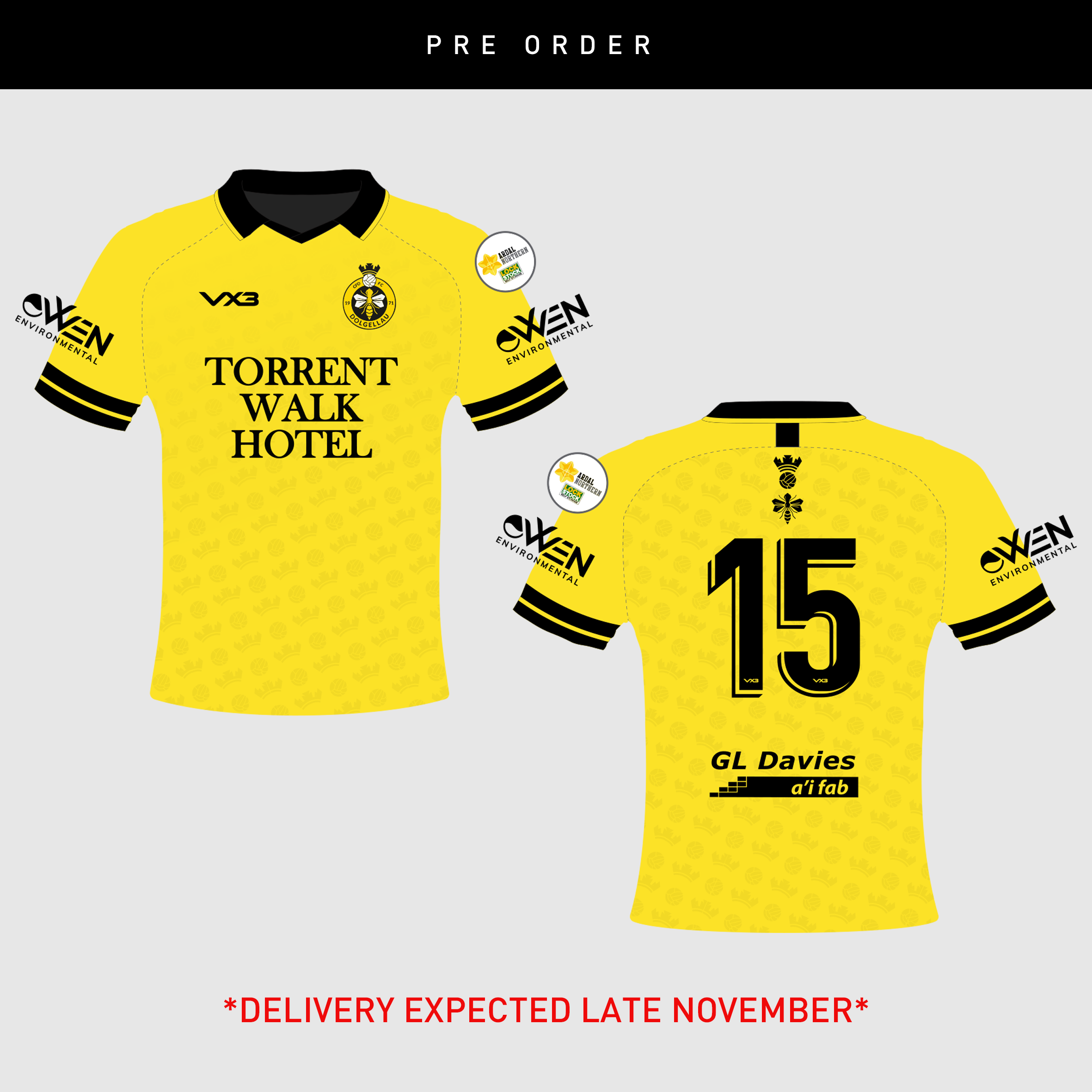 Dolgellau AFC 26/27 Home Replica Jersey