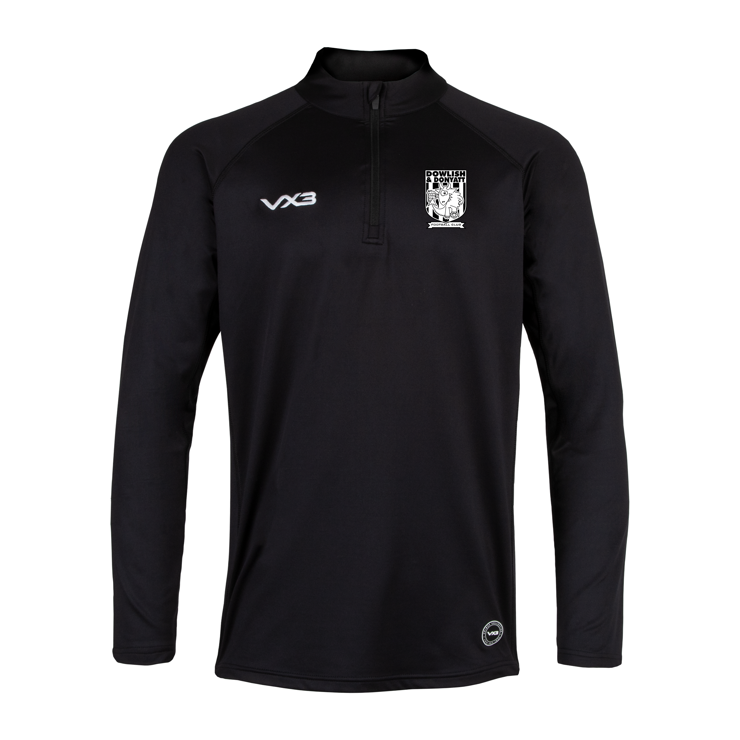 Dowlish & Donyatt FC Primus Quarter Zip Black