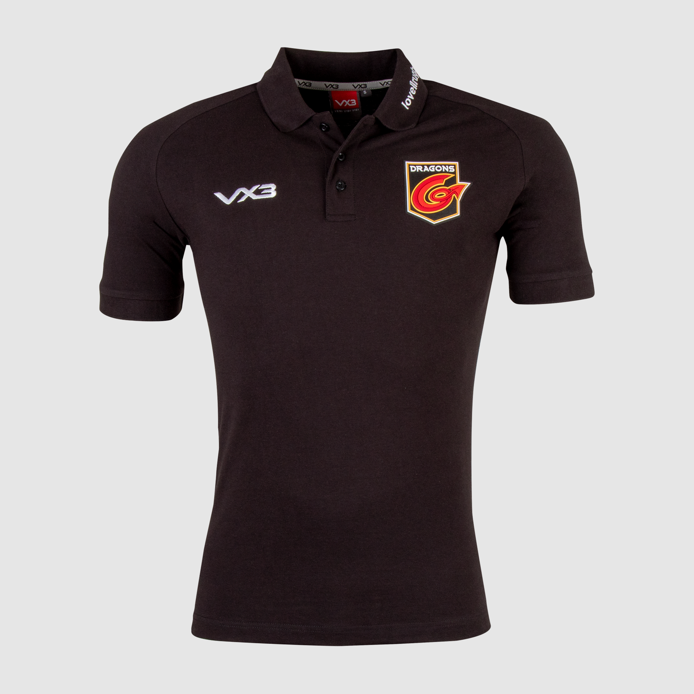 Dragons 20/21 Women's Media Polo Shirt Black