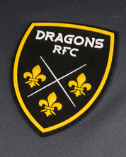 Dragons RFC 24/25 Half Zip Top - Gun Metal Grey/Amber