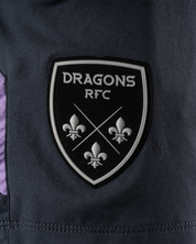 Dragons RFC 24/25 Youth Quadrigo Gym Shorts - Gun Metal Grey/Lavender