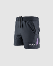Dragons RFC 24/25 Youth Quadrigo Gym Shorts - Gun Metal Grey/Lavender