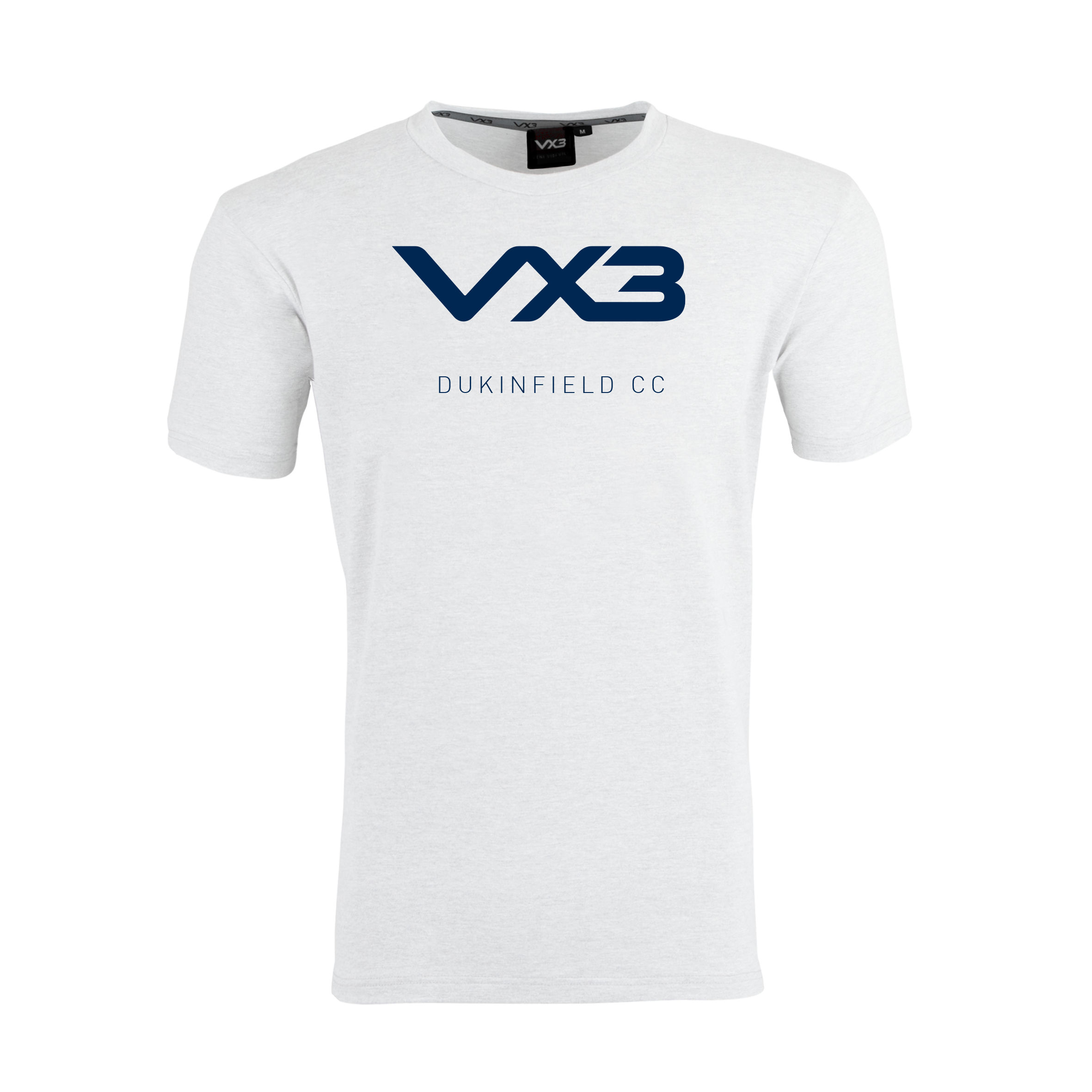 Dukinfield Cricket Club White Youth Invicta Club Tee