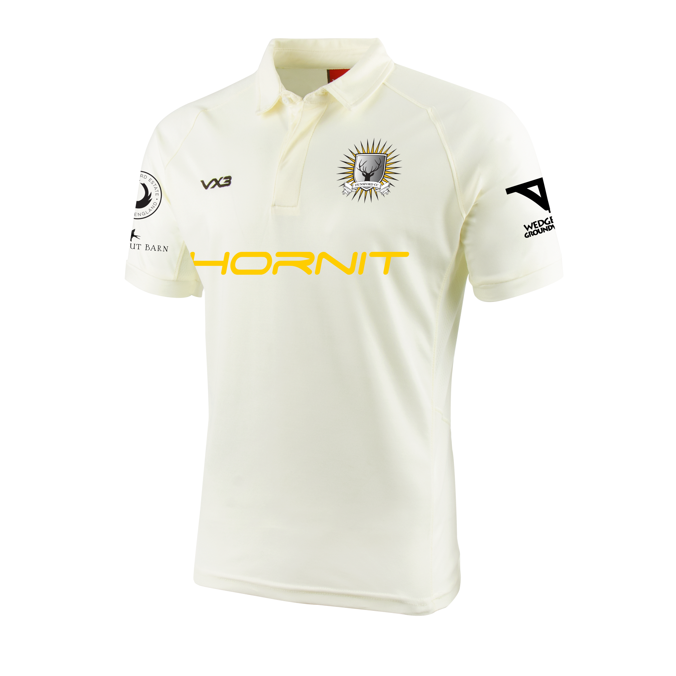 Dunsford Cricket Club Cricket Whites Short Sleeve Shirt