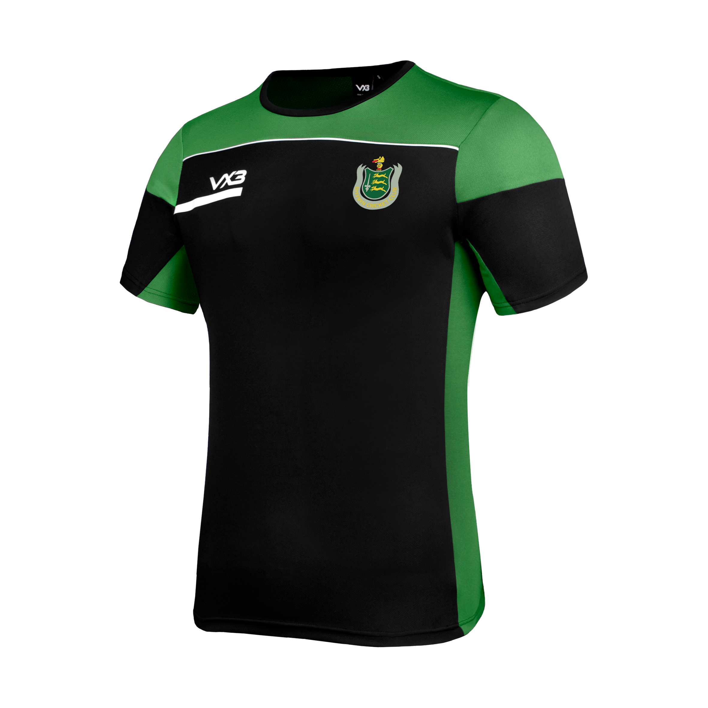Dyffryn CC Opus Tee Youth - Black Emerald