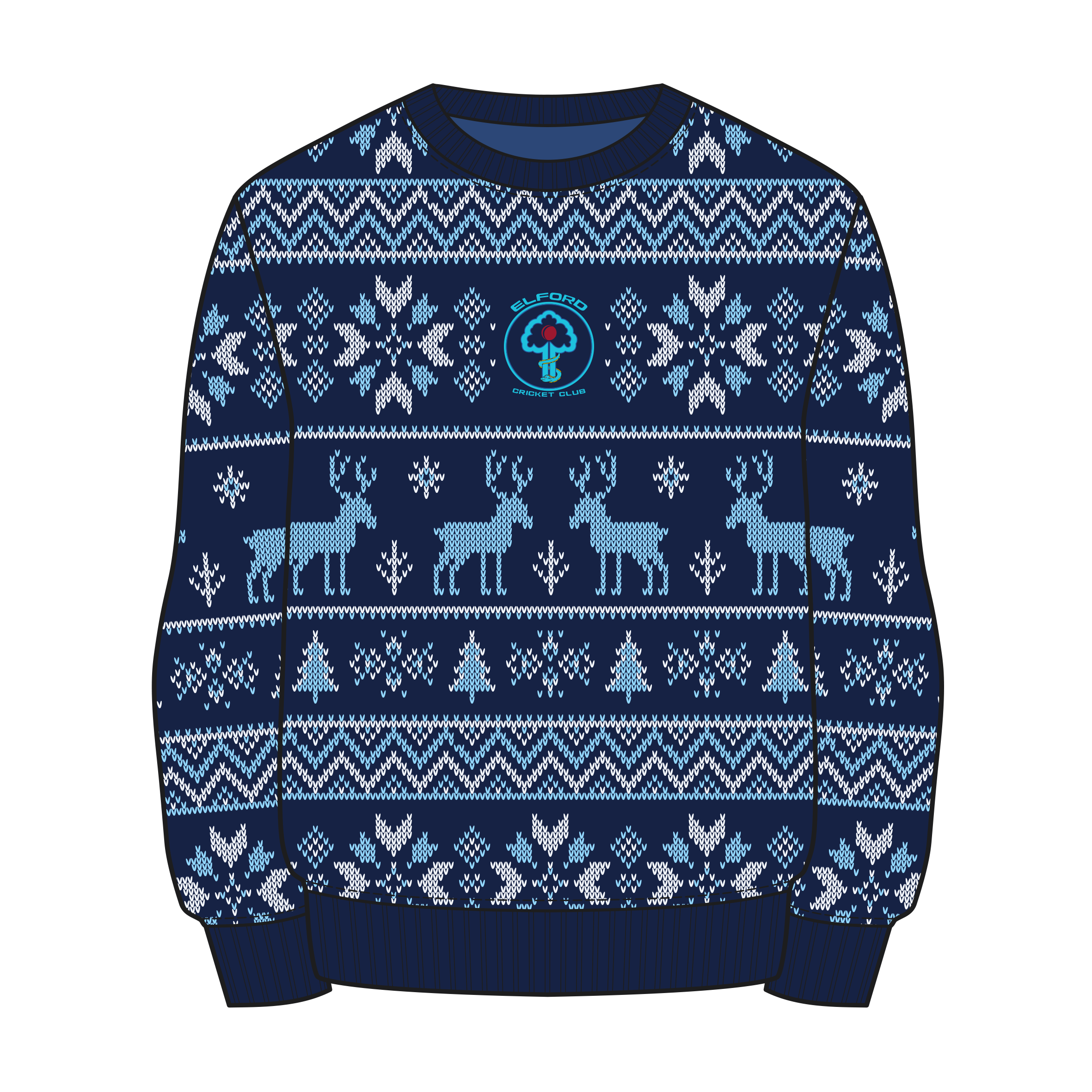 Elford Cricket Club Christmas Jumper