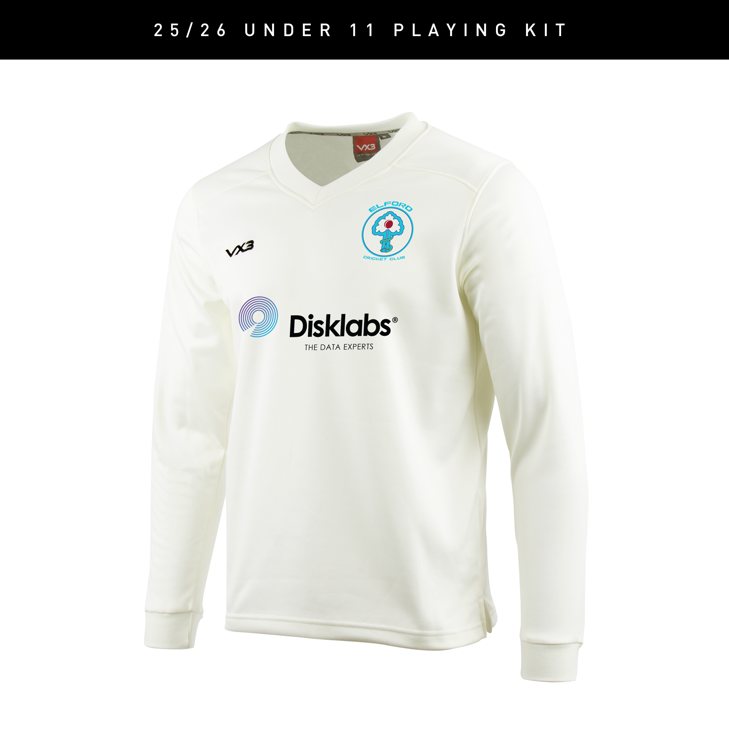 Elford Cricket Club Elite Sweatshirt - 25/26 Under 11 Playing Kit