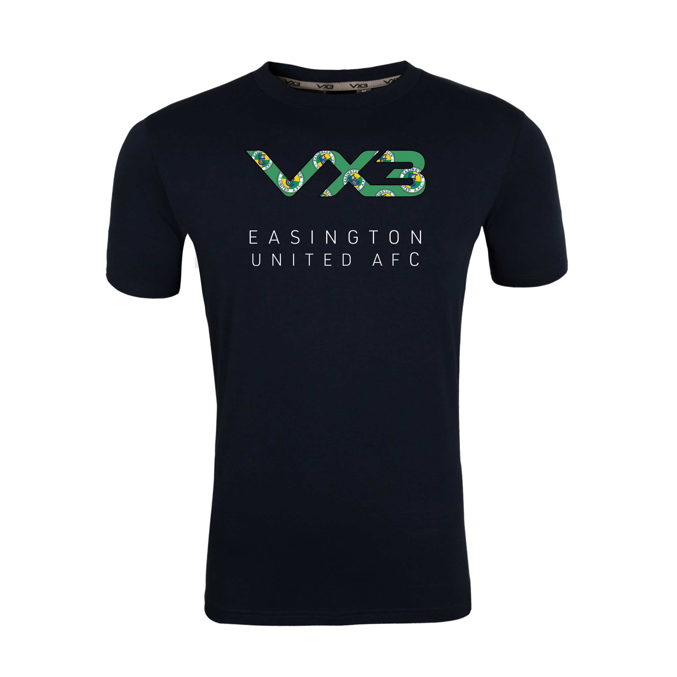 Easington United AFC Navy Youth Invicta Club Tee