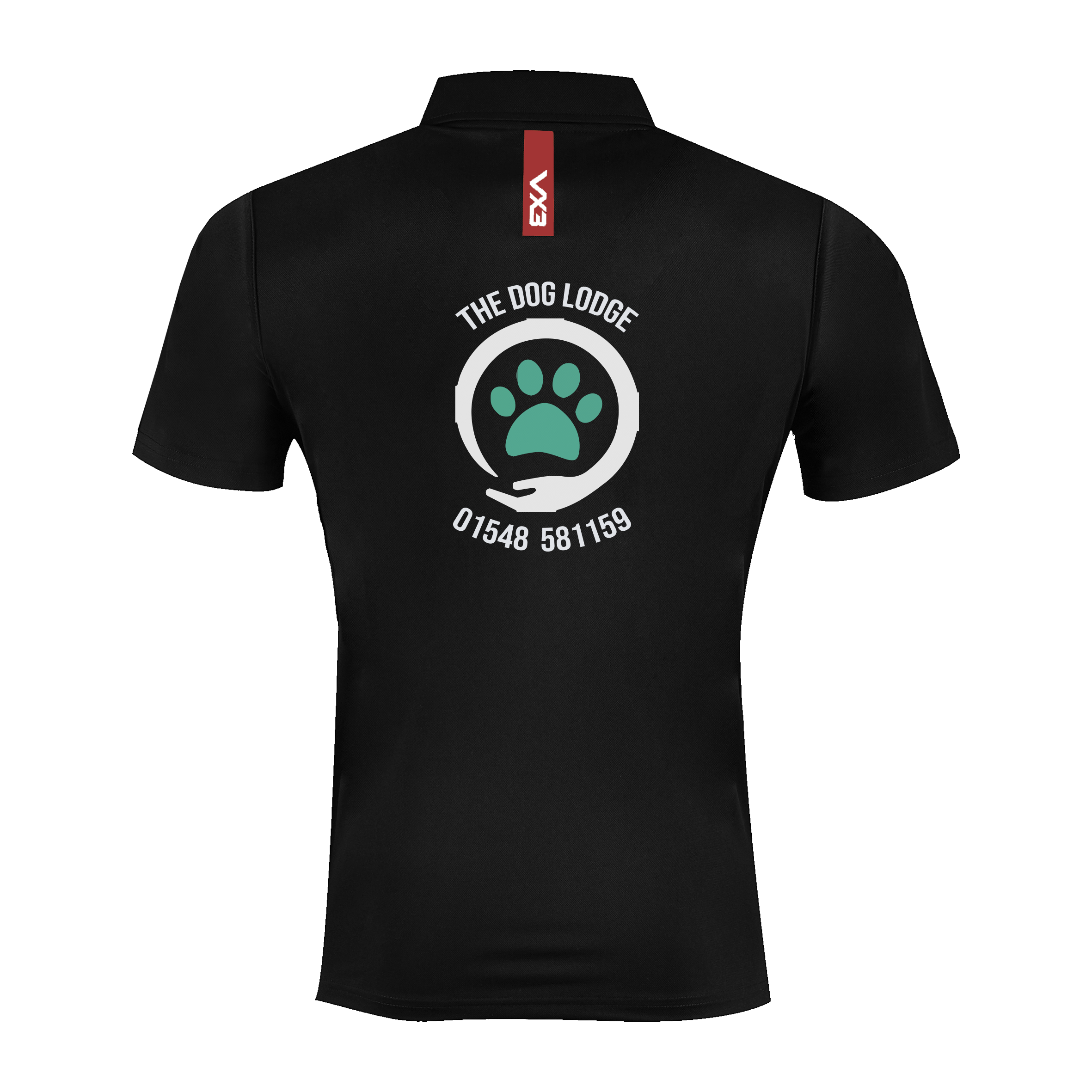 East Allington United Fortis Polo Black/Red