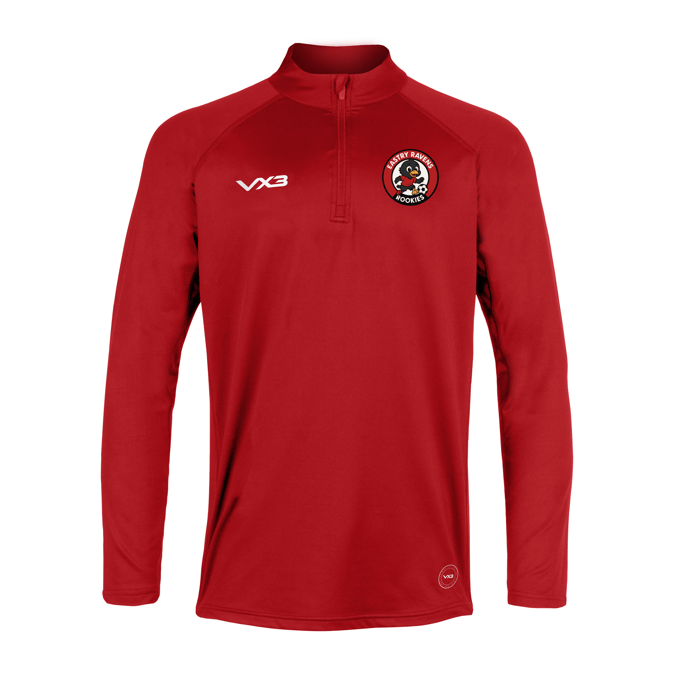 Eastry Ravens FC Rookies Primus Quarter Zip Red