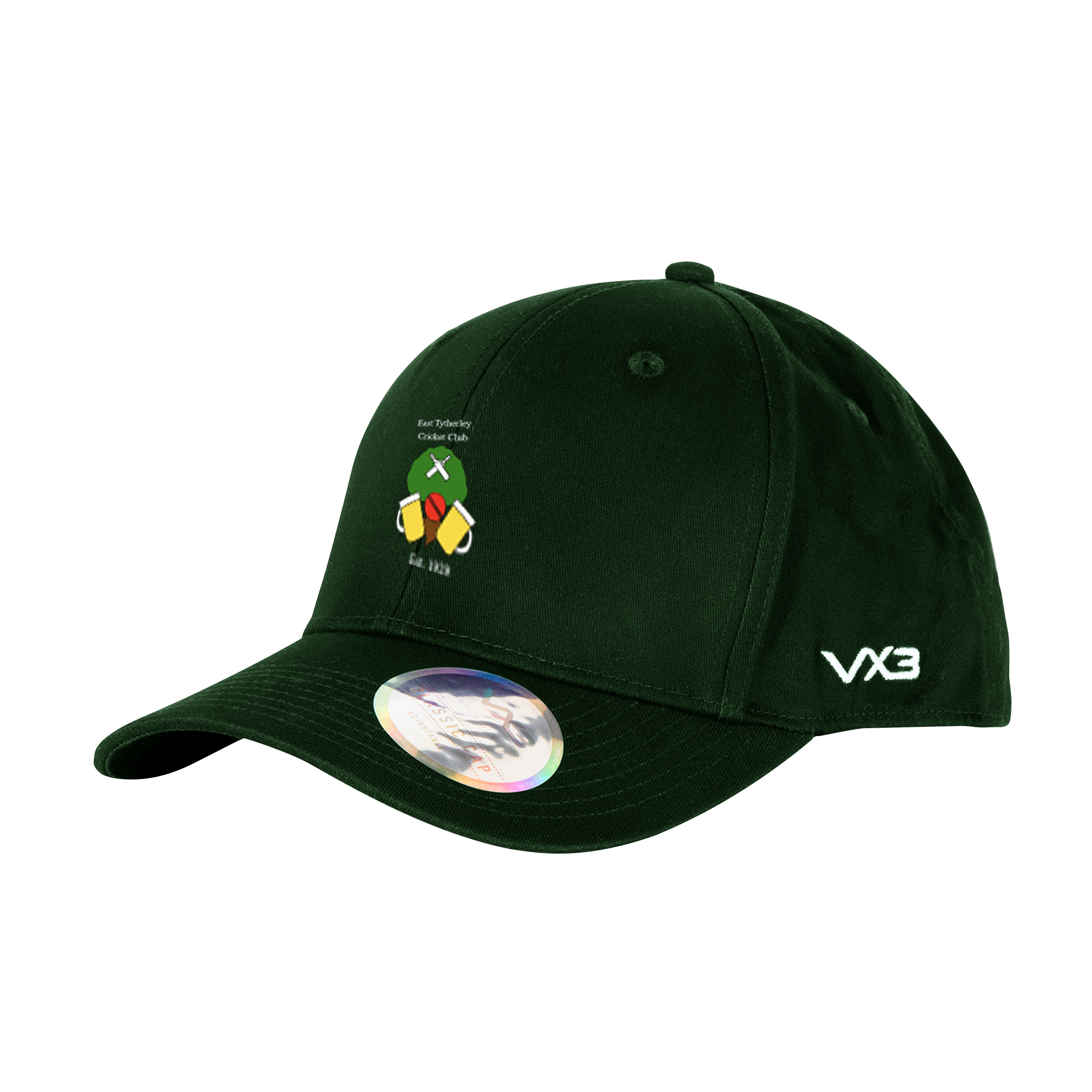 East Tytherley Cricket Club Classic Cap Bottle Green