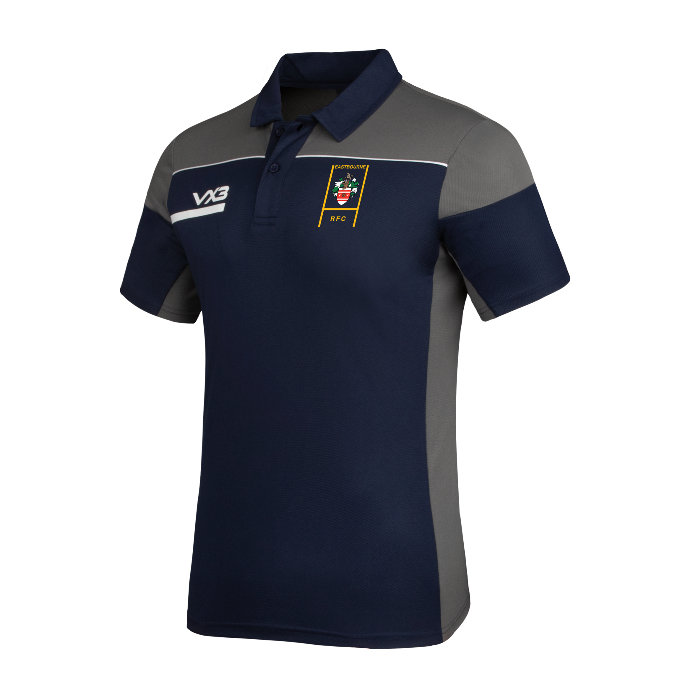 Eastbourne RFC Opus Polo - Navy Grey