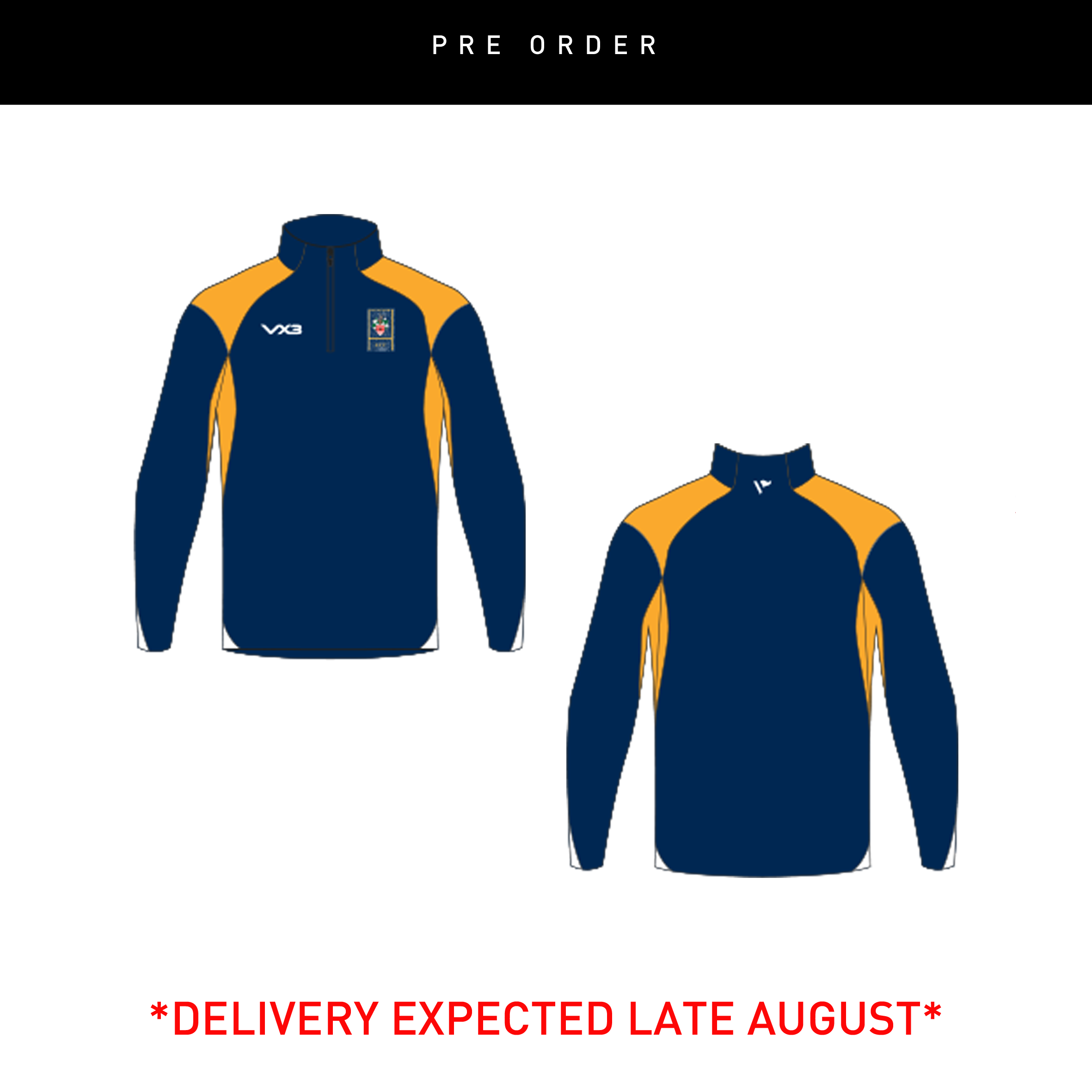 Eastbourne RFC Vertex Youth Half-Zip