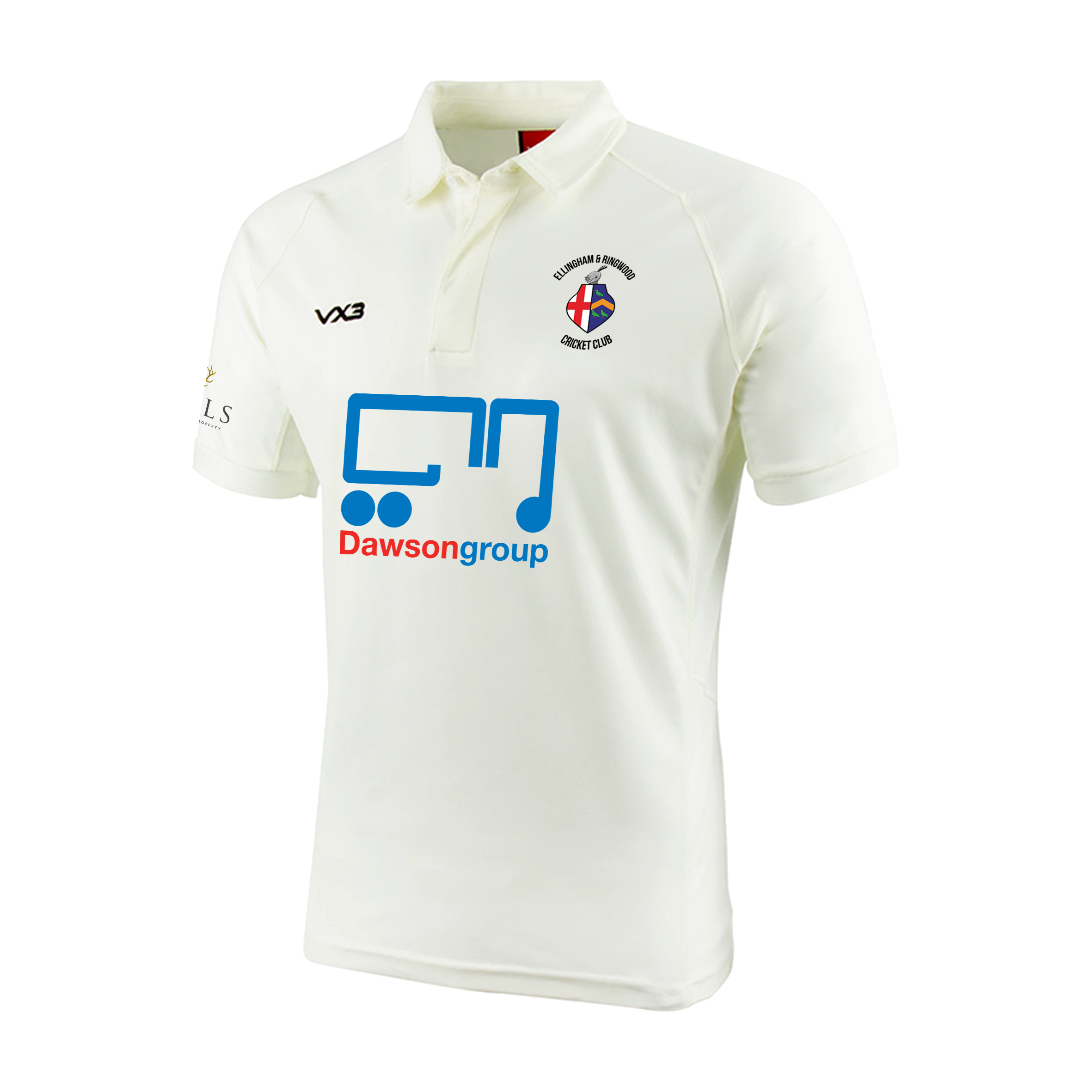 Ellingham and Ringwood Cricket Club Youth Short Sleeve Shirt