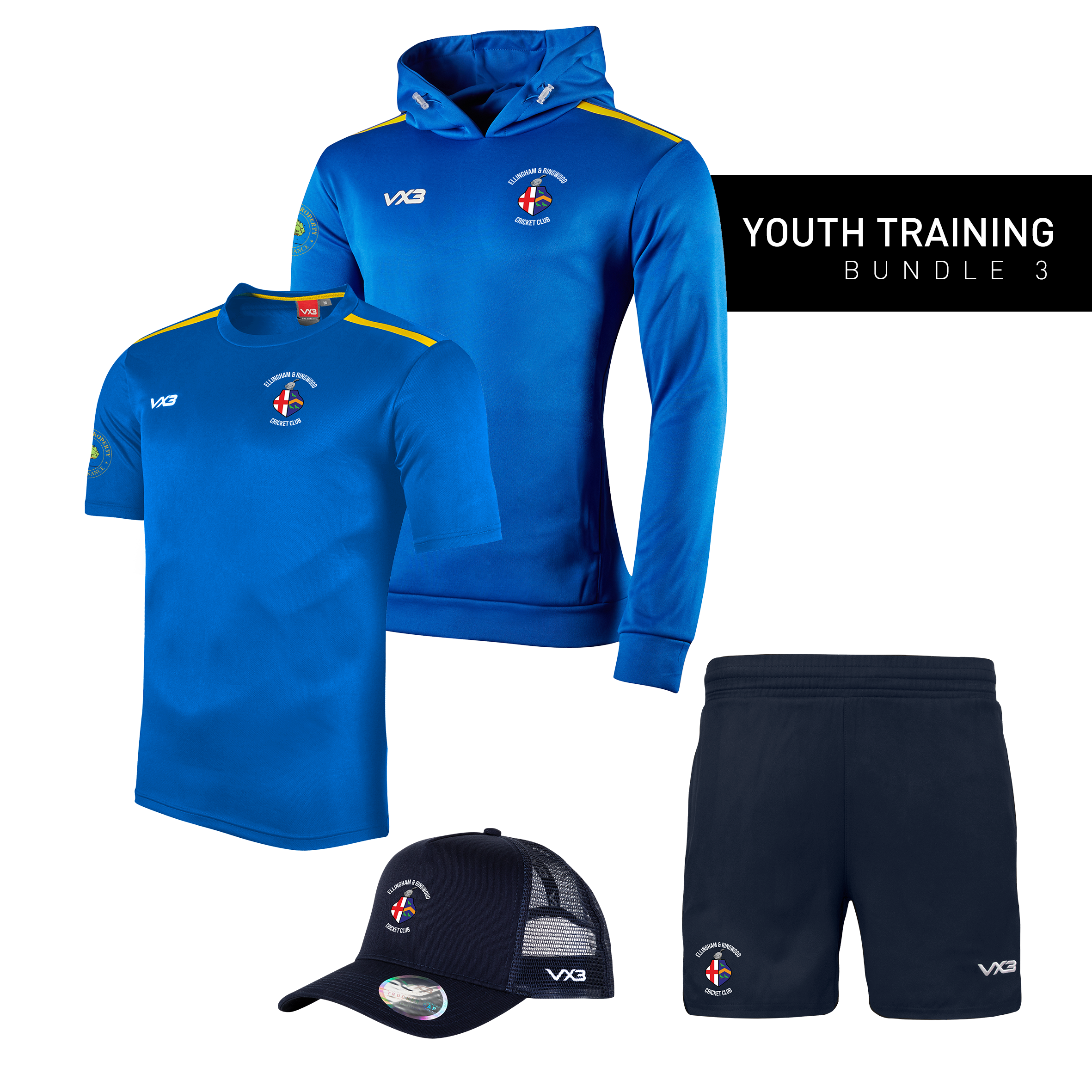 Ellingham and Ringwood Cricket Club Youth Training Bundle 3