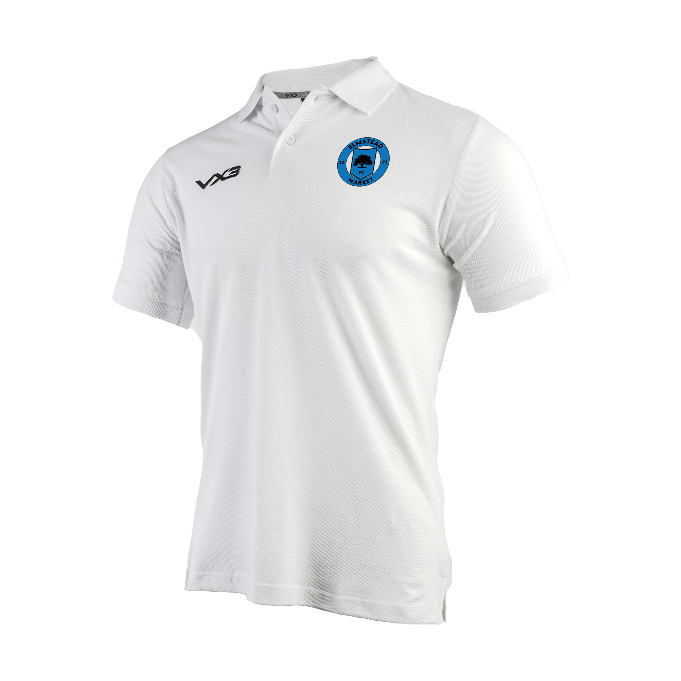 Elmstead Market FC White Primus Polo Shirt