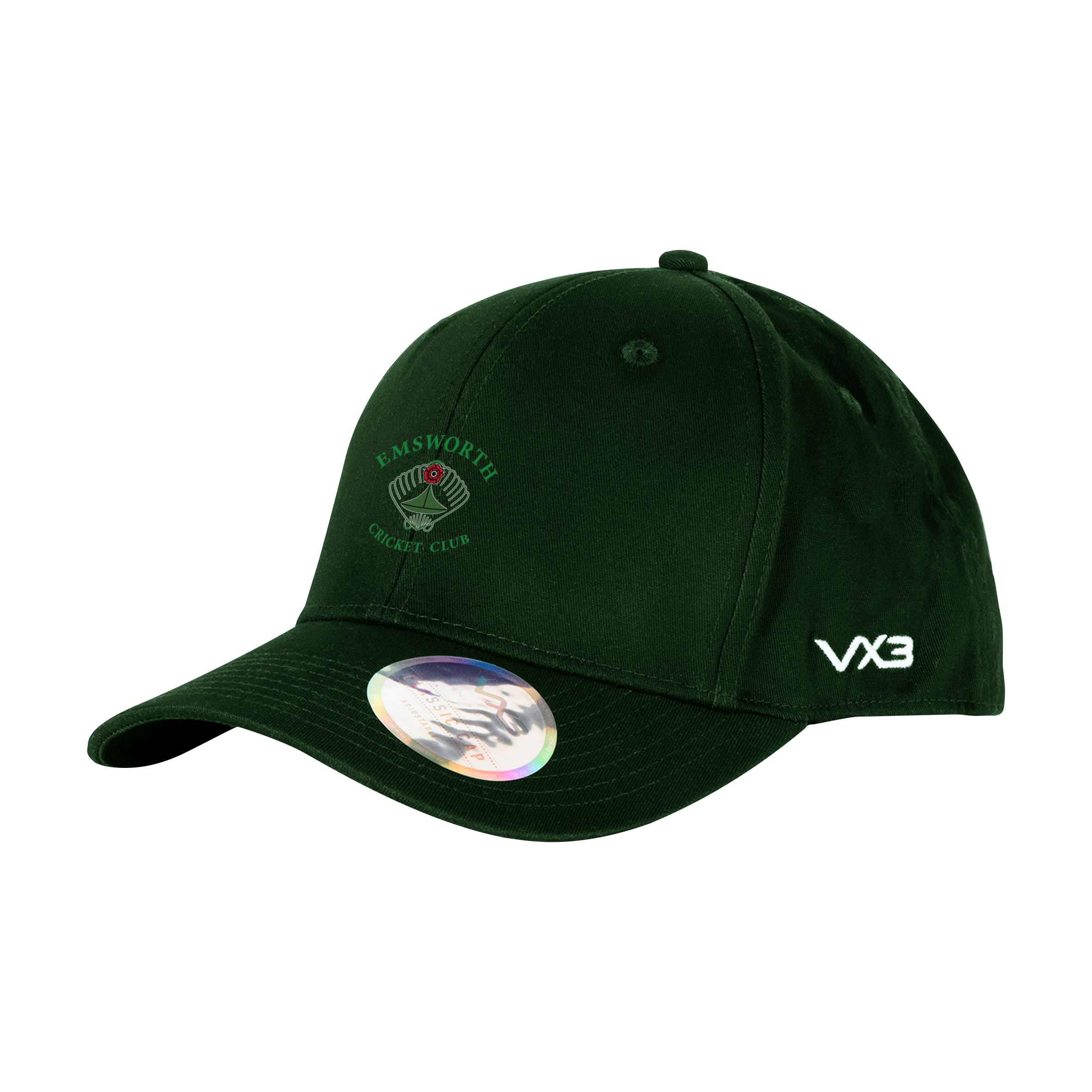 Emsworth Cricket Club Juniors Classic Cap Bottle Green