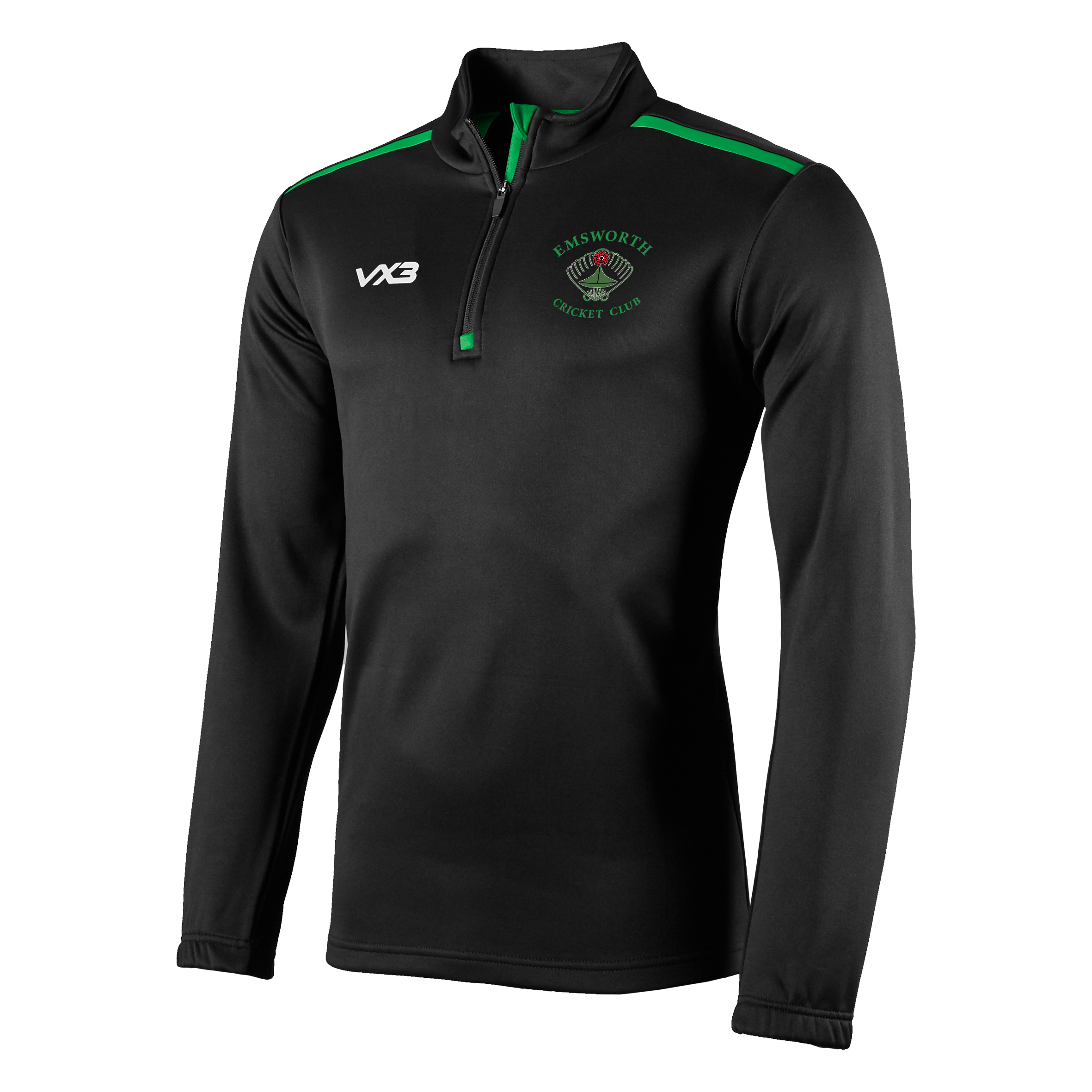 Emsworth Cricket Club Juniors Fortis Youth Quarter Zip Sweat
