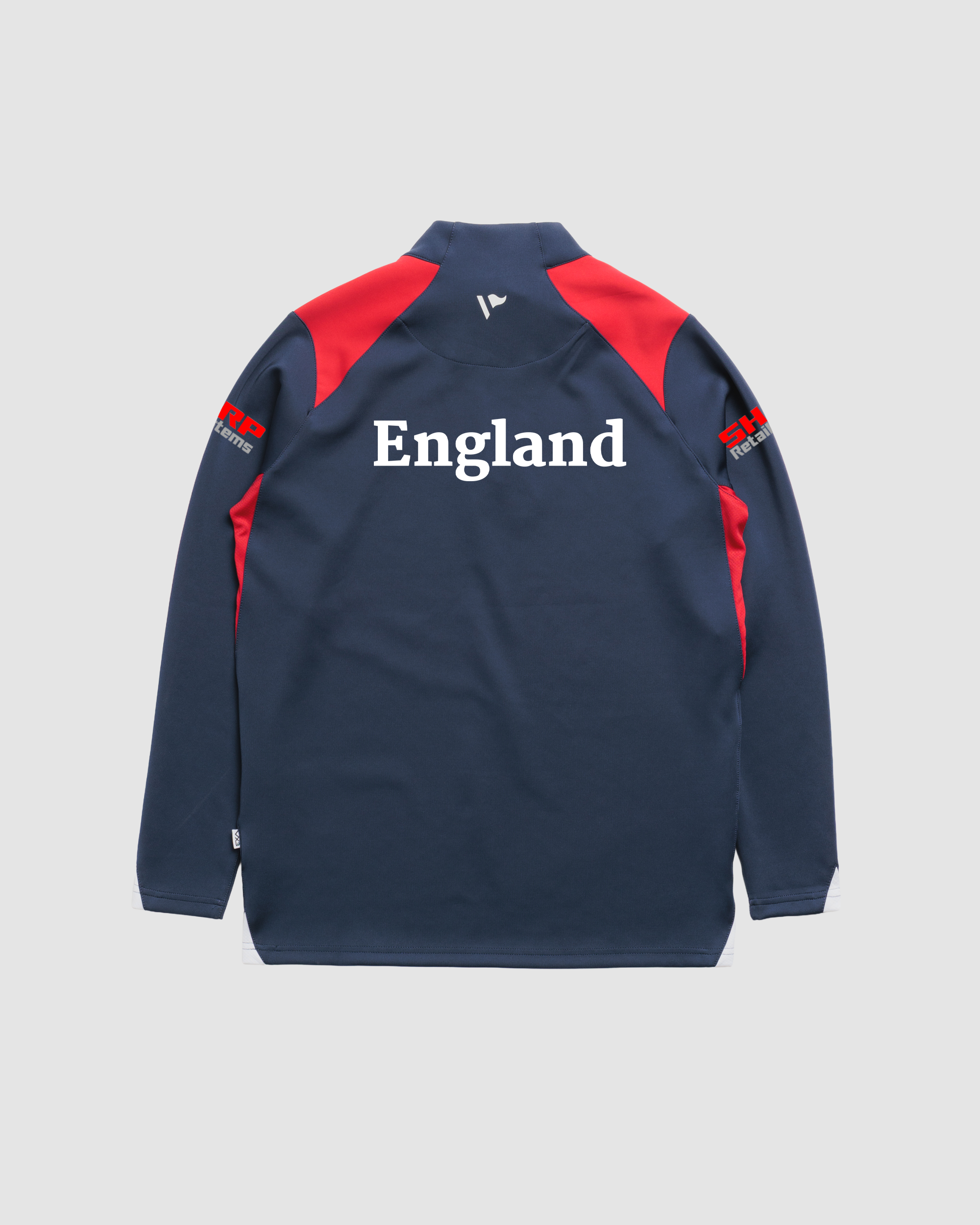 England Disabled Angling Team Vertex Quarter Zip -Navy/Red/White