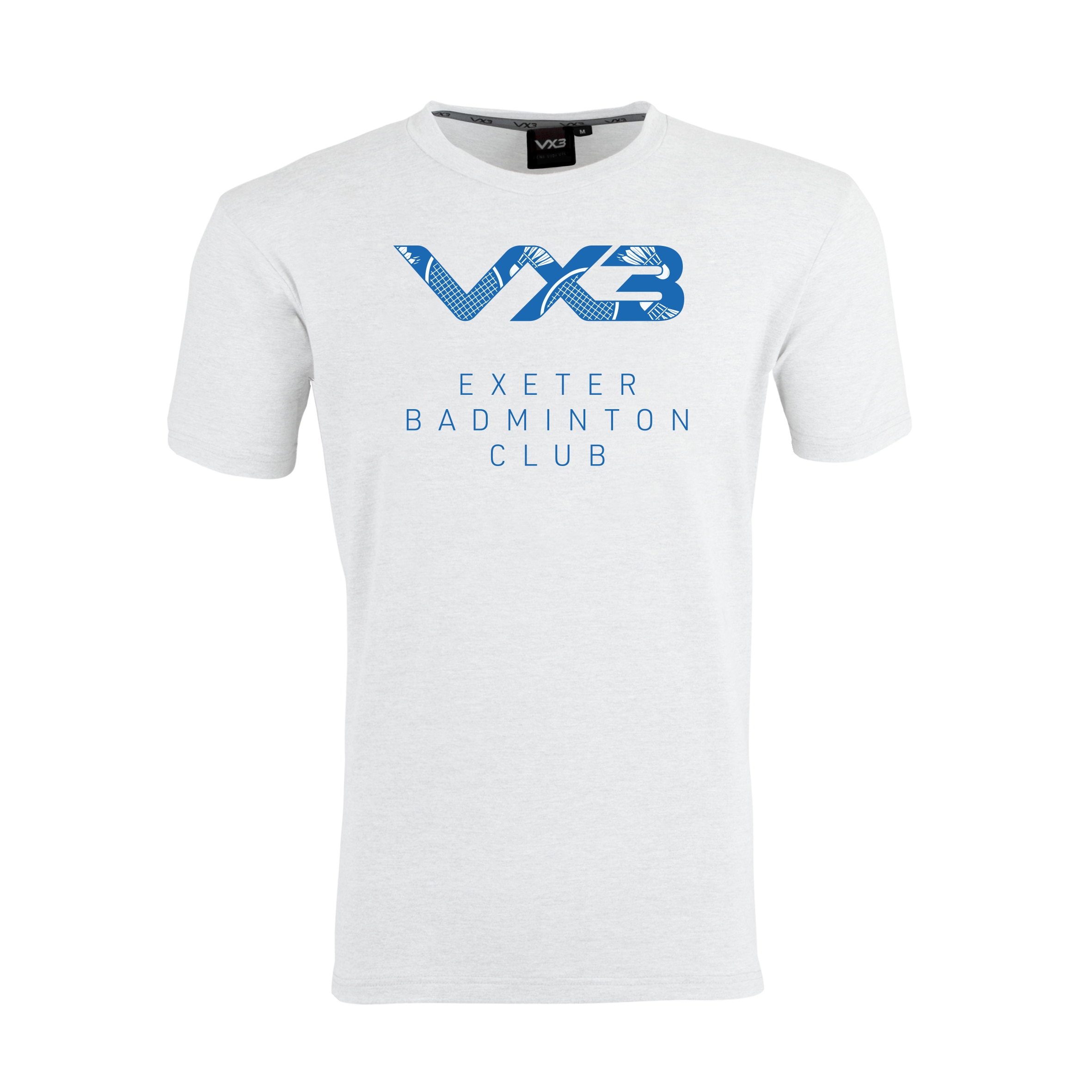 Exeter Badminton Club White Womens Invicta Tee