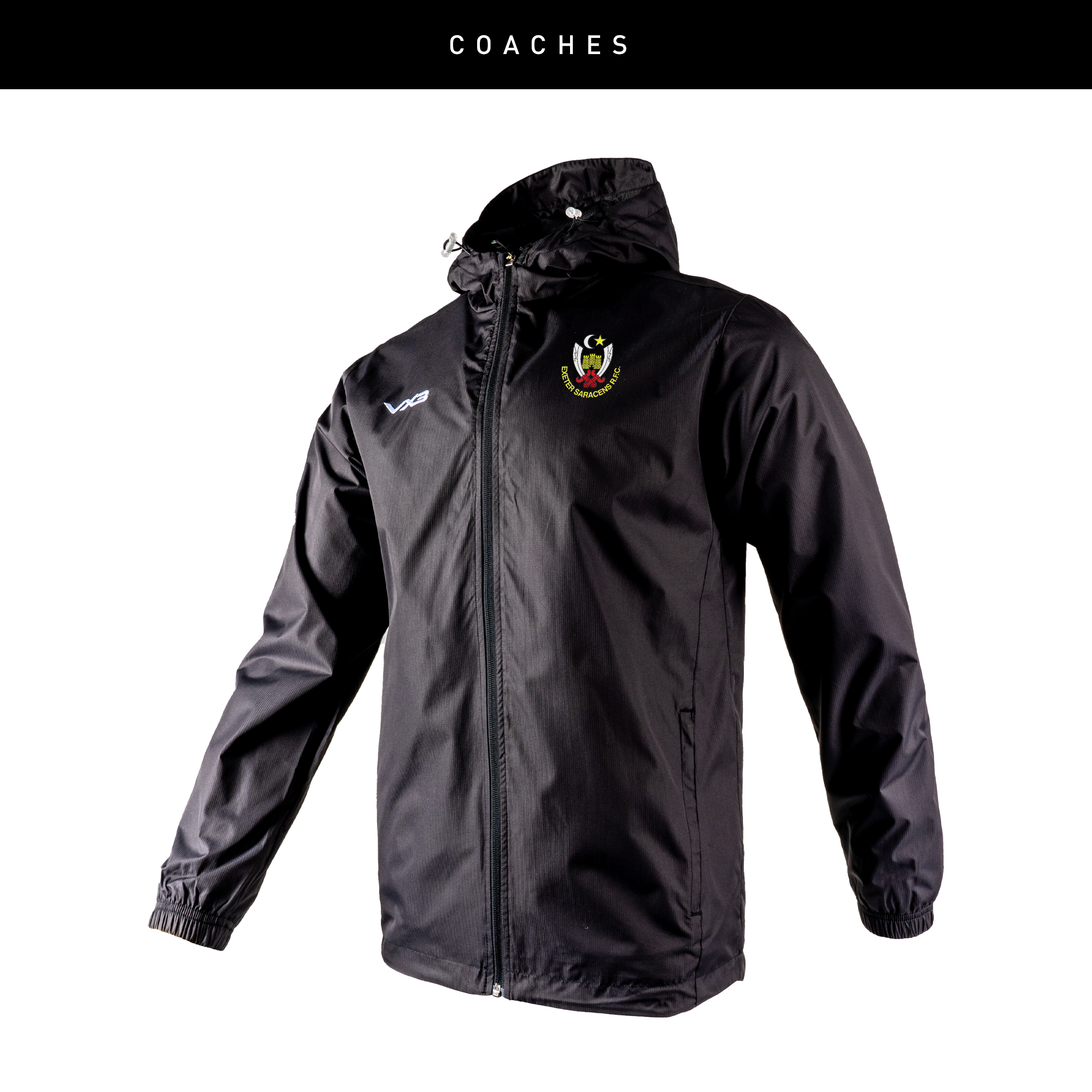Exeter Saracens RFC Coaches Primus Rain Jacket