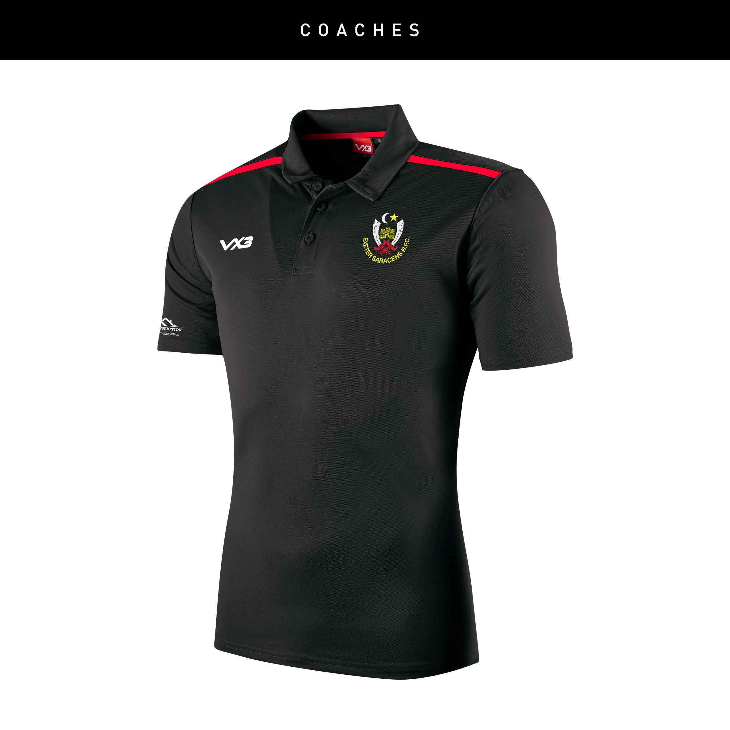 Exeter Saracens RFC Coaches Fortis Polo