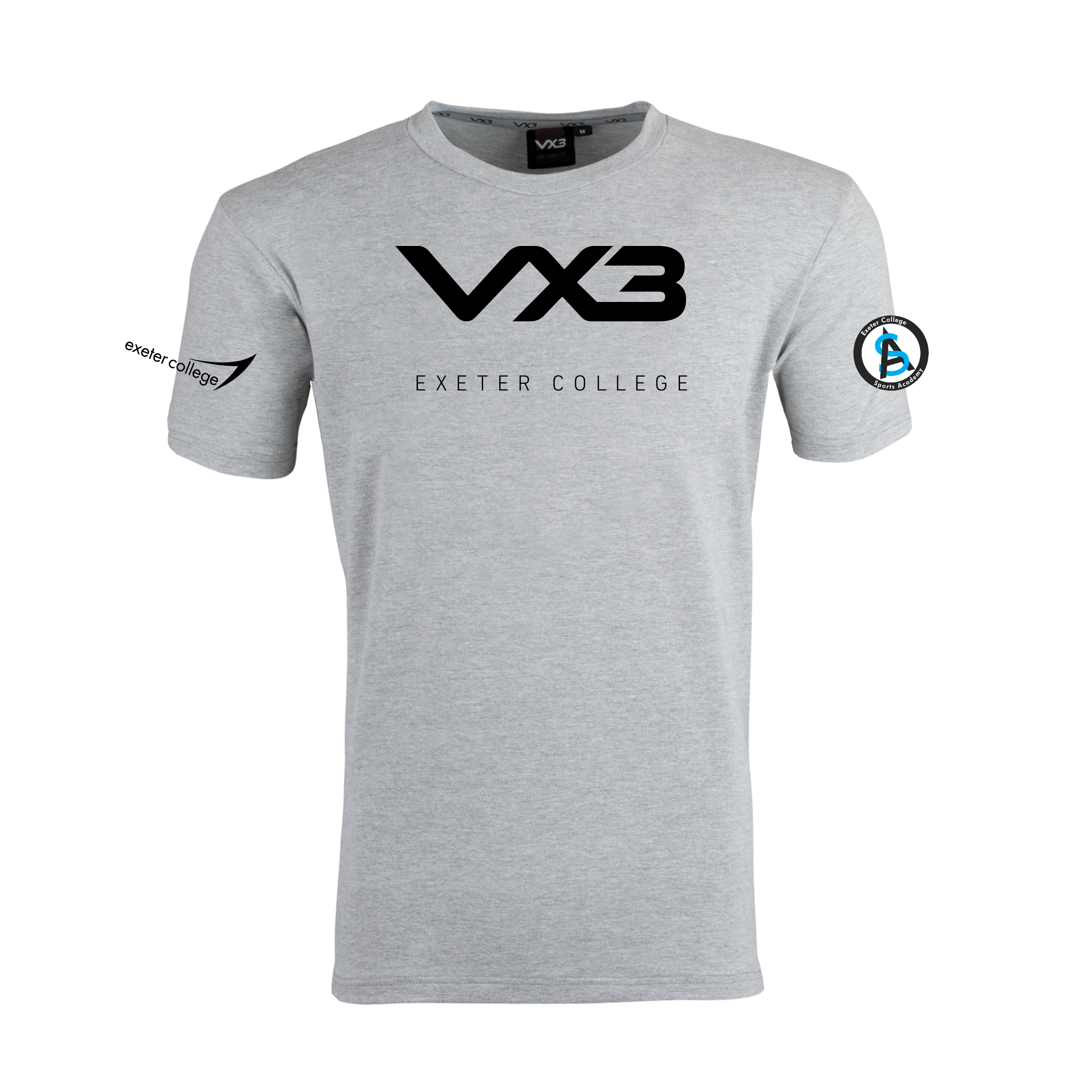 Exeter College Staff Kit Marl Grey Womens Invicta Club Tee
