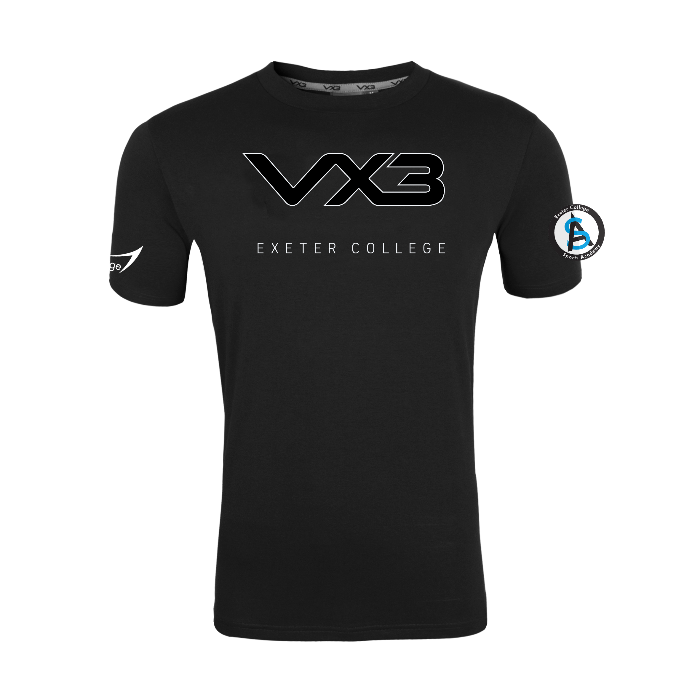 Exeter College Staff Kit Black Invicta Club Tee