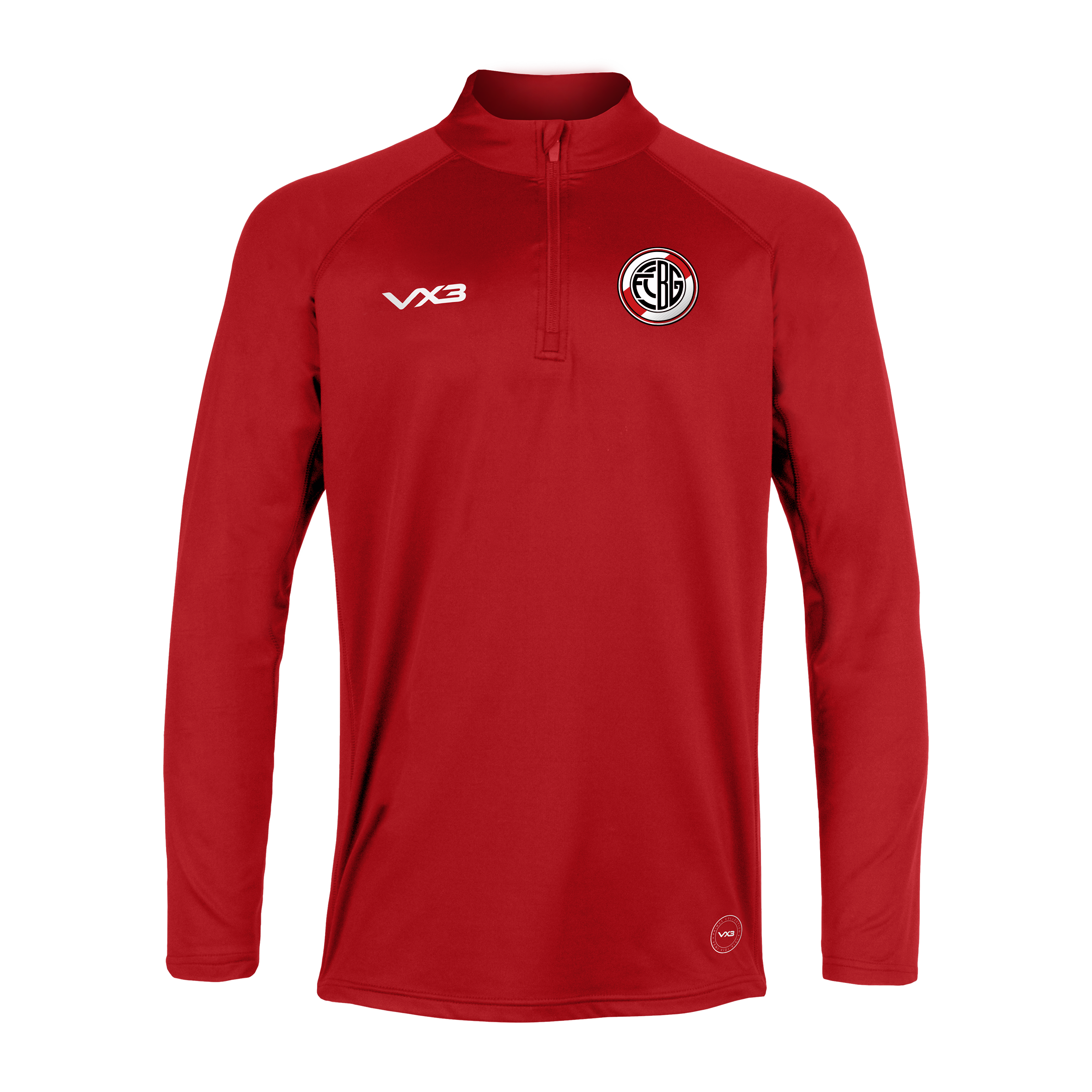FC Blaenau Gwent Primus Youth Quarter Zip Red