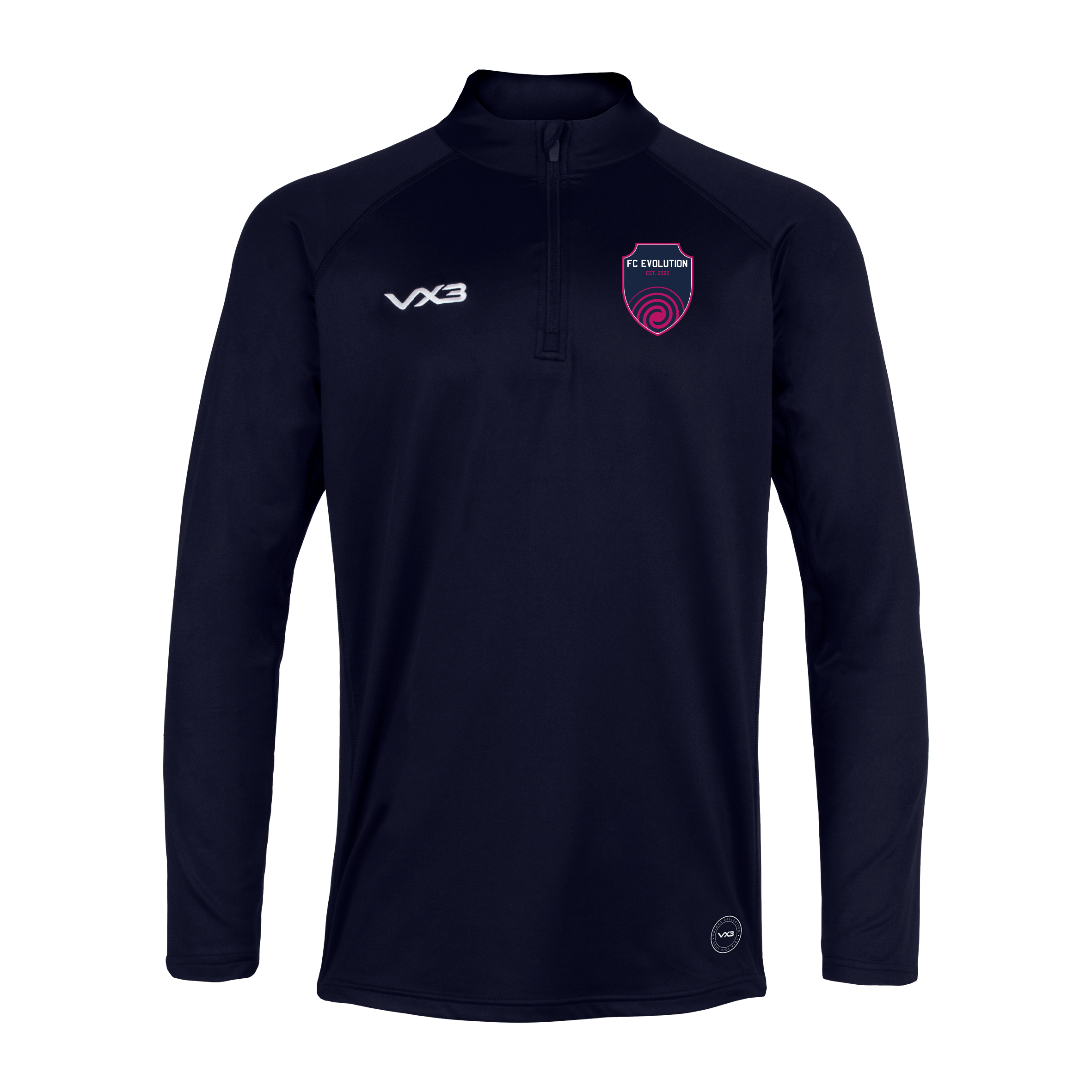 FC Evolution Players Primus Quarter Zip - Navy