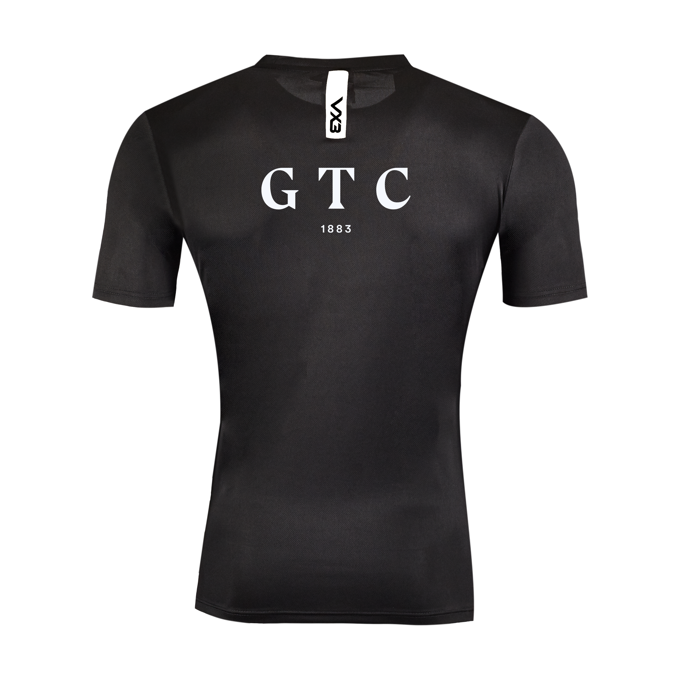 Glossop Tennis Club Black Fortis Youth Tee