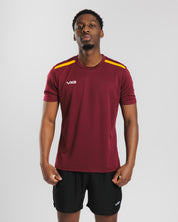 Fortis Tee Maroon/Amber