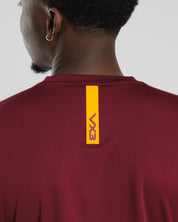 Fortis Tee Maroon/Amber