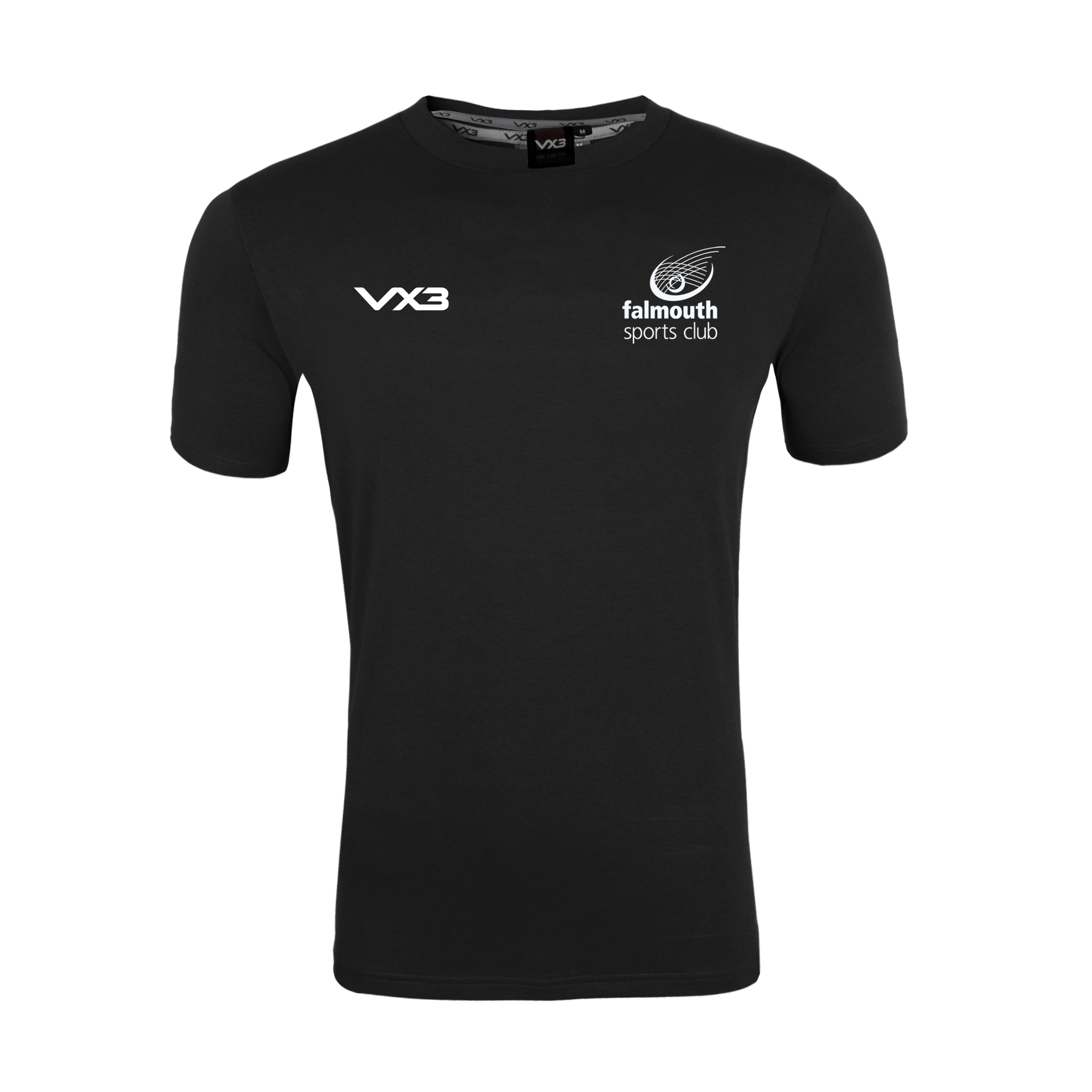 Falmouth Sports Club Black Womens Invicta Club Tee