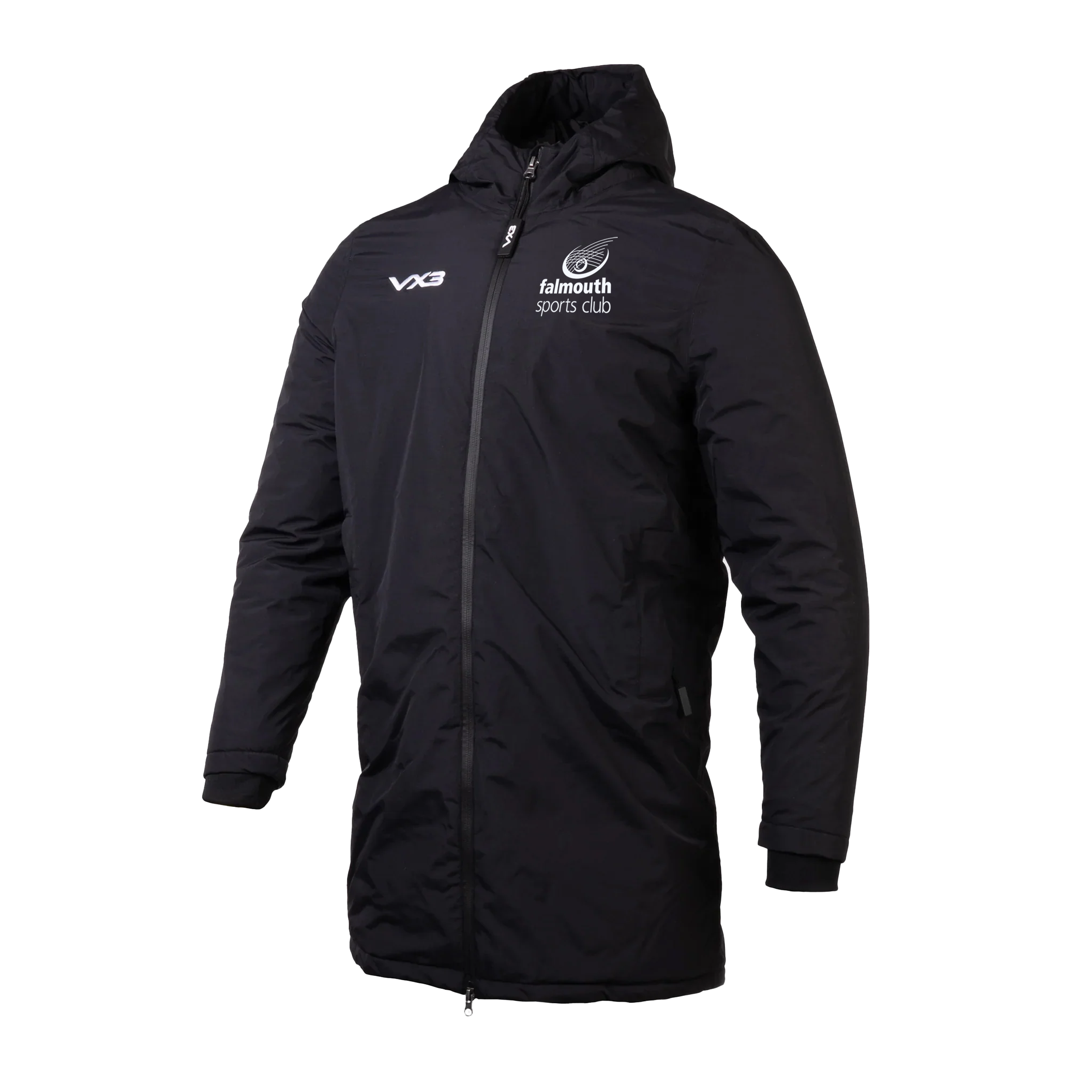 Falmouth Sports Club Nero Managers Jacket