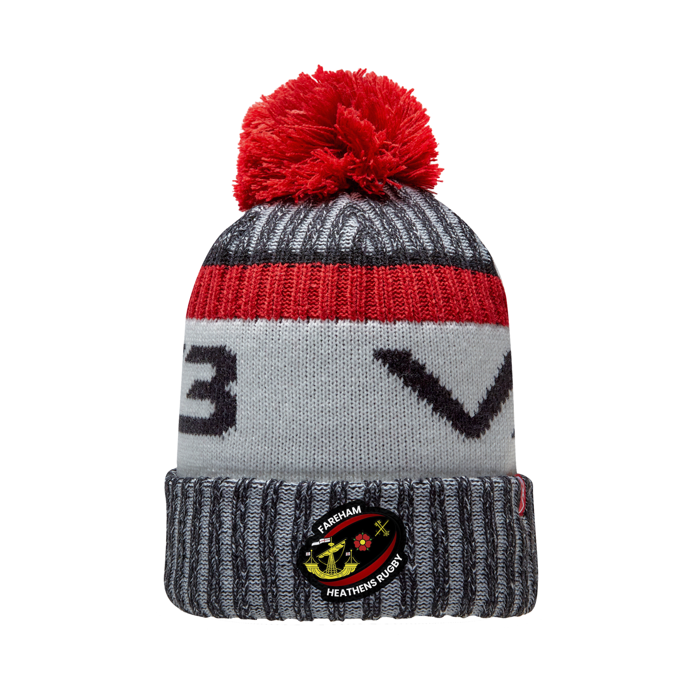 Fareham Heathens Rugby Fleece-Lined Bobble Hat